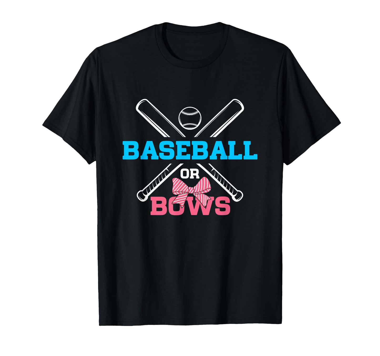 Team Or Team Baseballs Or Bows Gender T-Shirt - Minimalist Print Unisex - T-Shirt, Sweatshirt, Hoodie
