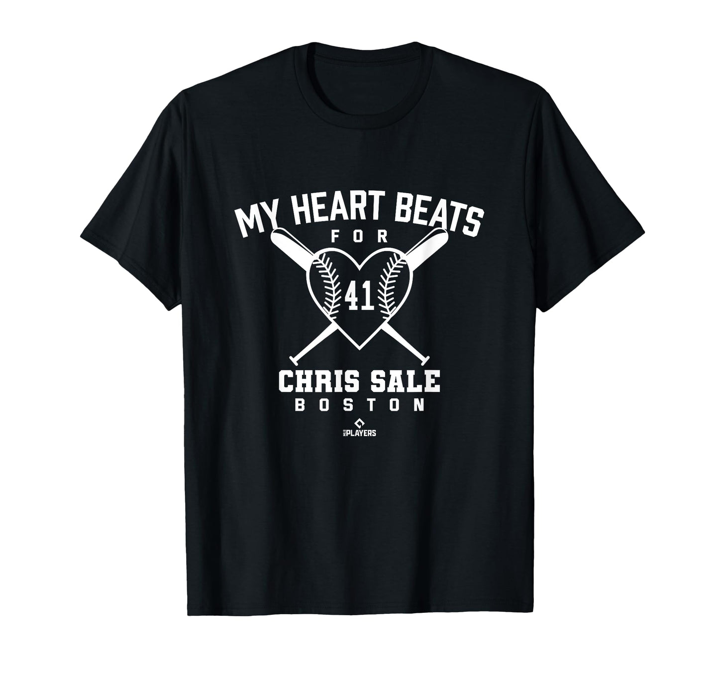My Heart Beats Chris Sale Valentines T-Shirt - Graphic Print Unisex - T-Shirt, Sweatshirt, Hoodie