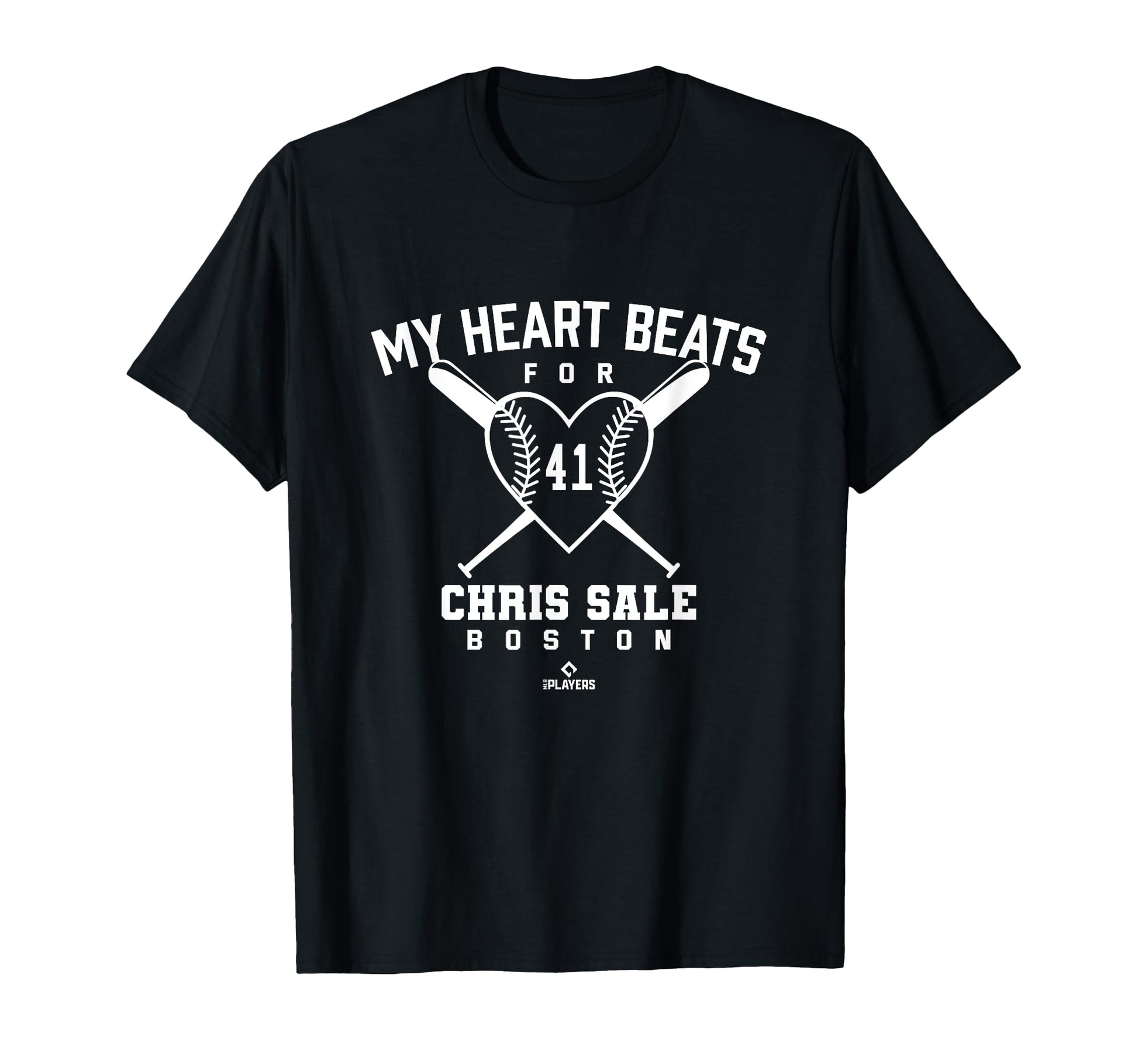 My Heart Beats Chris Sale Valentines T-Shirt - Graphic Print Unisex - T-Shirt, Sweatshirt, Hoodie