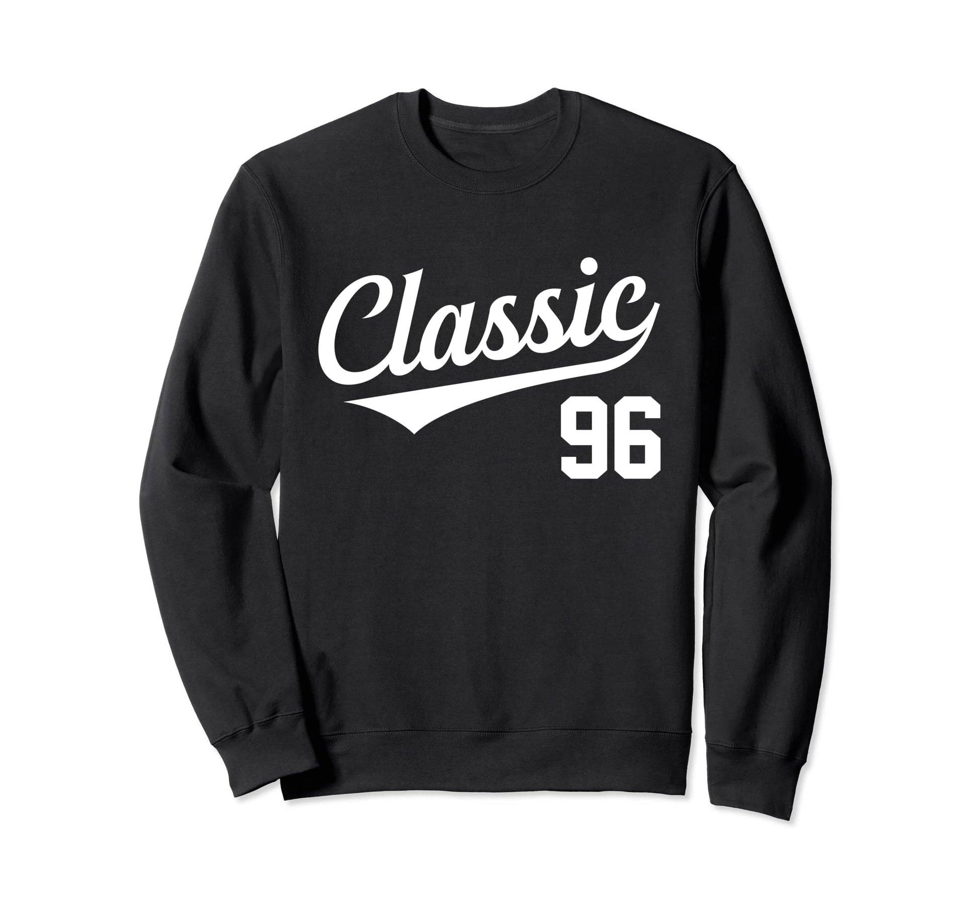 Baseball Jersey Birthday Age 96 Sweatshirt - Graphic Print for Adults - T-Shirt, Sweatshirt, Hoodie
