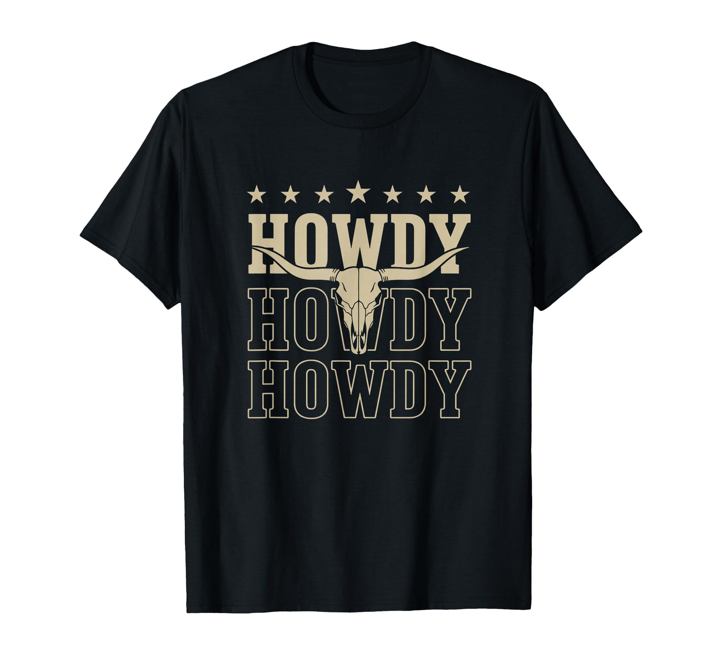 Western Cowboy Howdy Longhorn Sweatshirt - Trendy Graphic Men Women - T-Shirt, Sweatshirt, Hoodie