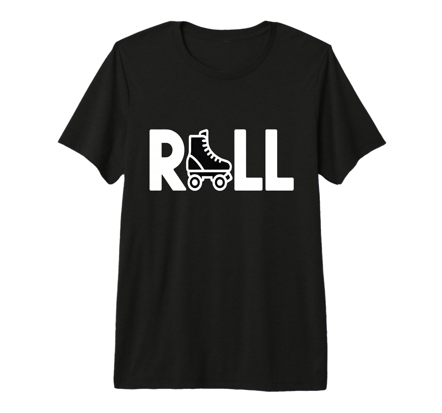 Roller Skates Color Line Art Tri T-Shirt - Aesthetic Graphic Men Women - T-Shirt, Sweatshirt, Hoodie