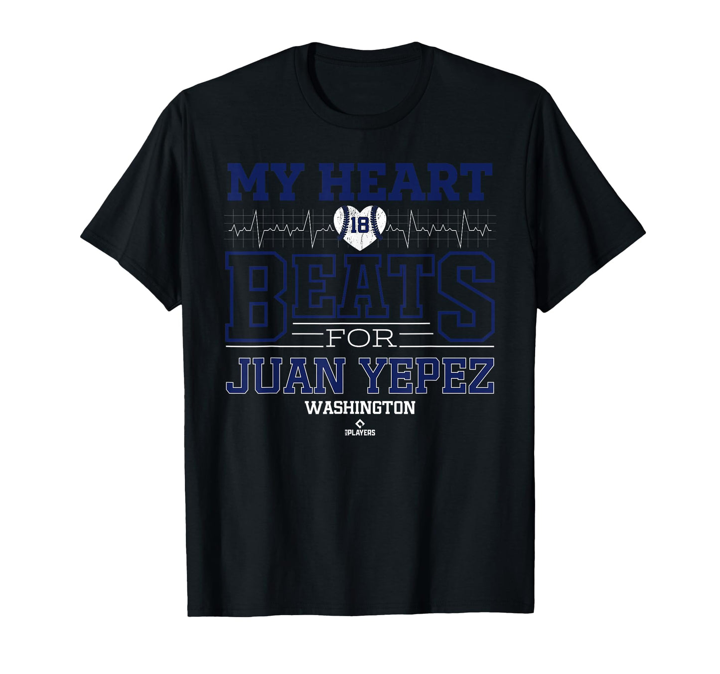 My Heart Beats Juan Yepez Washington T-Shirt - Custom Art Print for Adults - T-Shirt, Sweatshirt, Hoodie