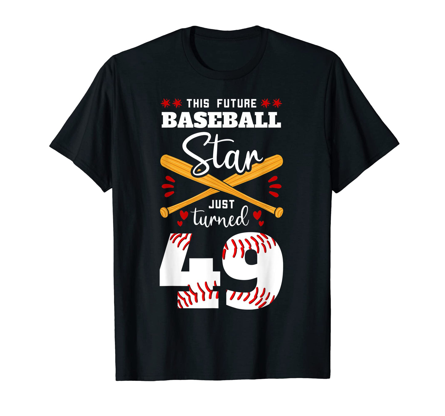 This Future Baseball Star Just Turned T-Shirt - Minimalist Print Men Women - T-Shirt, Sweatshirt, Hoodie