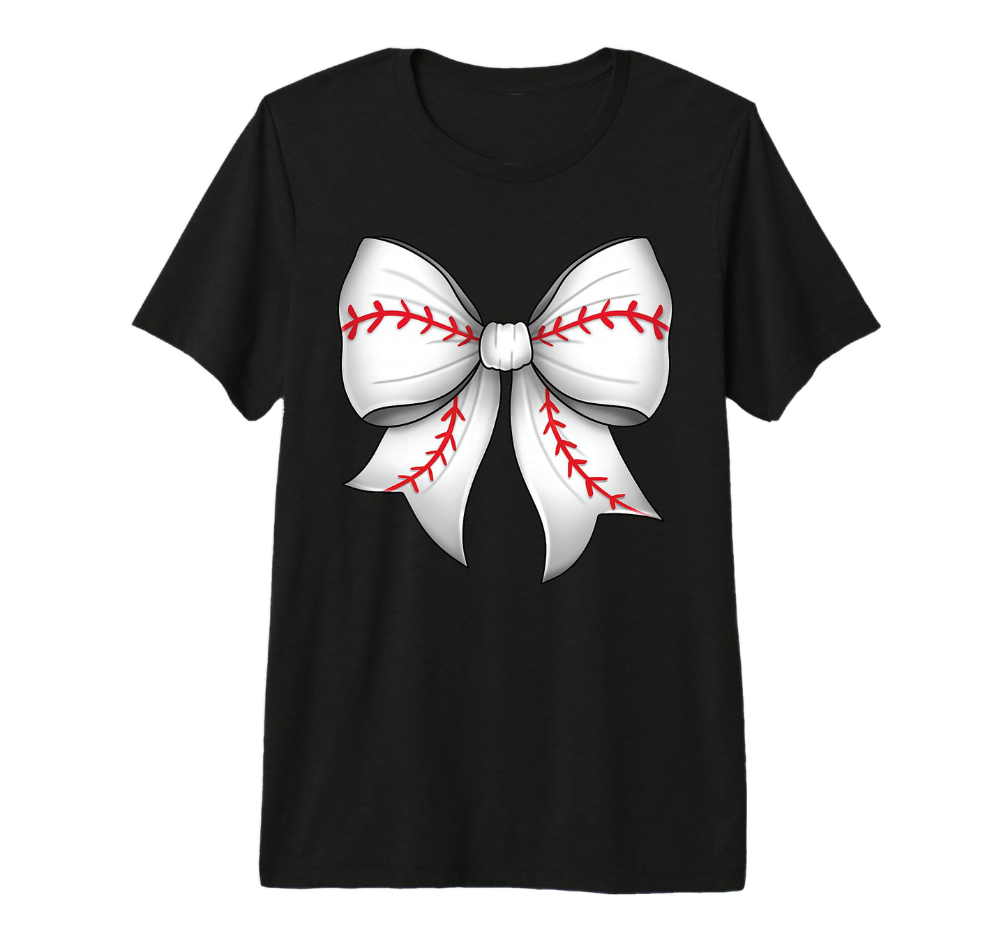 Baseball Coquette Bow Baseball T-Shirt - Unique Graphic for Adults - T-Shirt, Sweatshirt, Hoodie