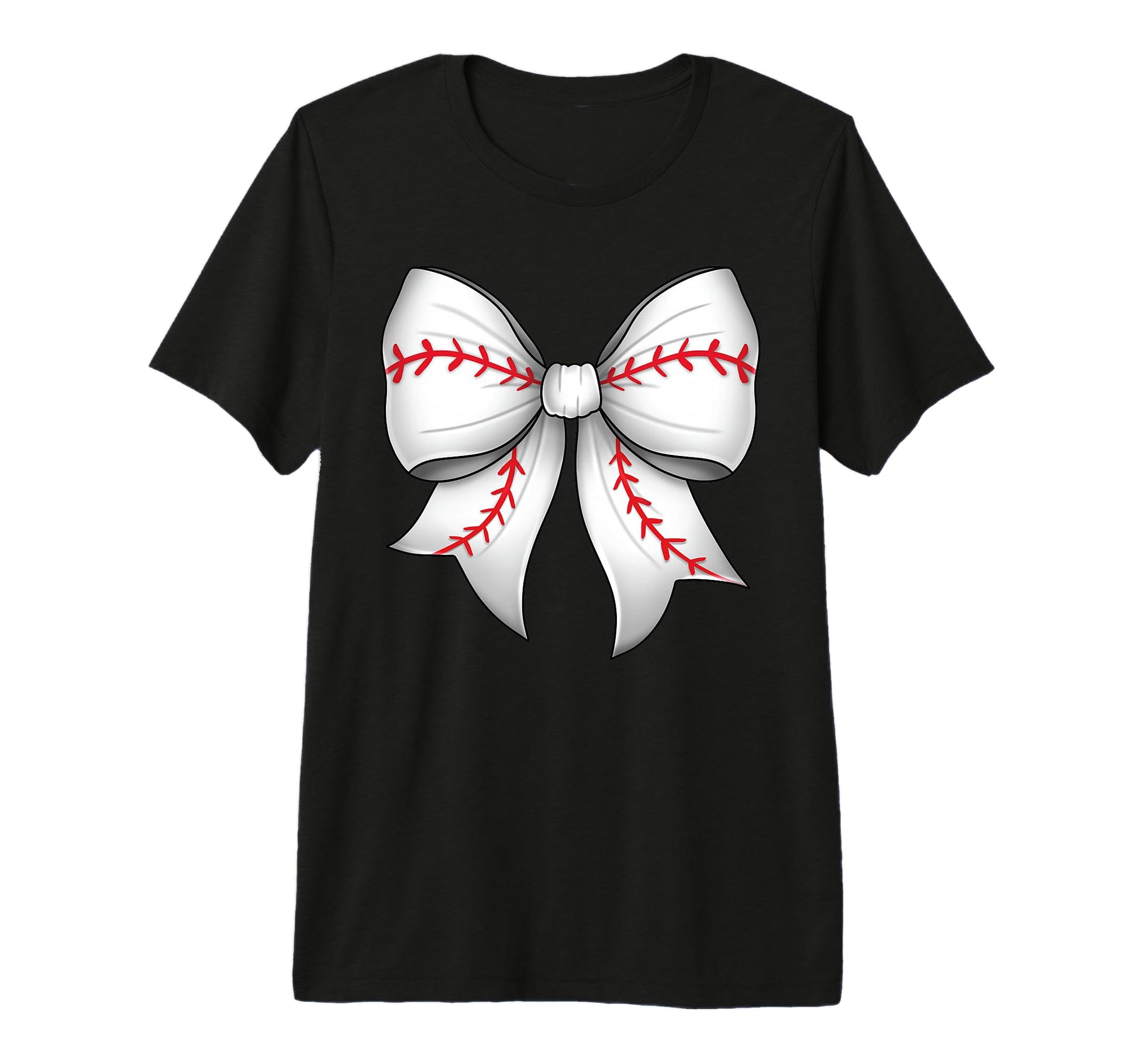 Baseball Coquette Bow Baseball T-Shirt - Unique Graphic for Adults - T-Shirt, Sweatshirt, Hoodie