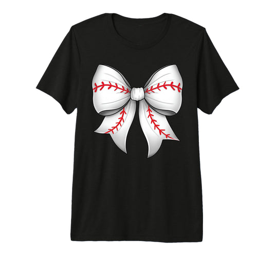 Baseball Coquette Bow Baseball T-Shirt - Unique Graphic for Adults - T-Shirt, Sweatshirt, Hoodie