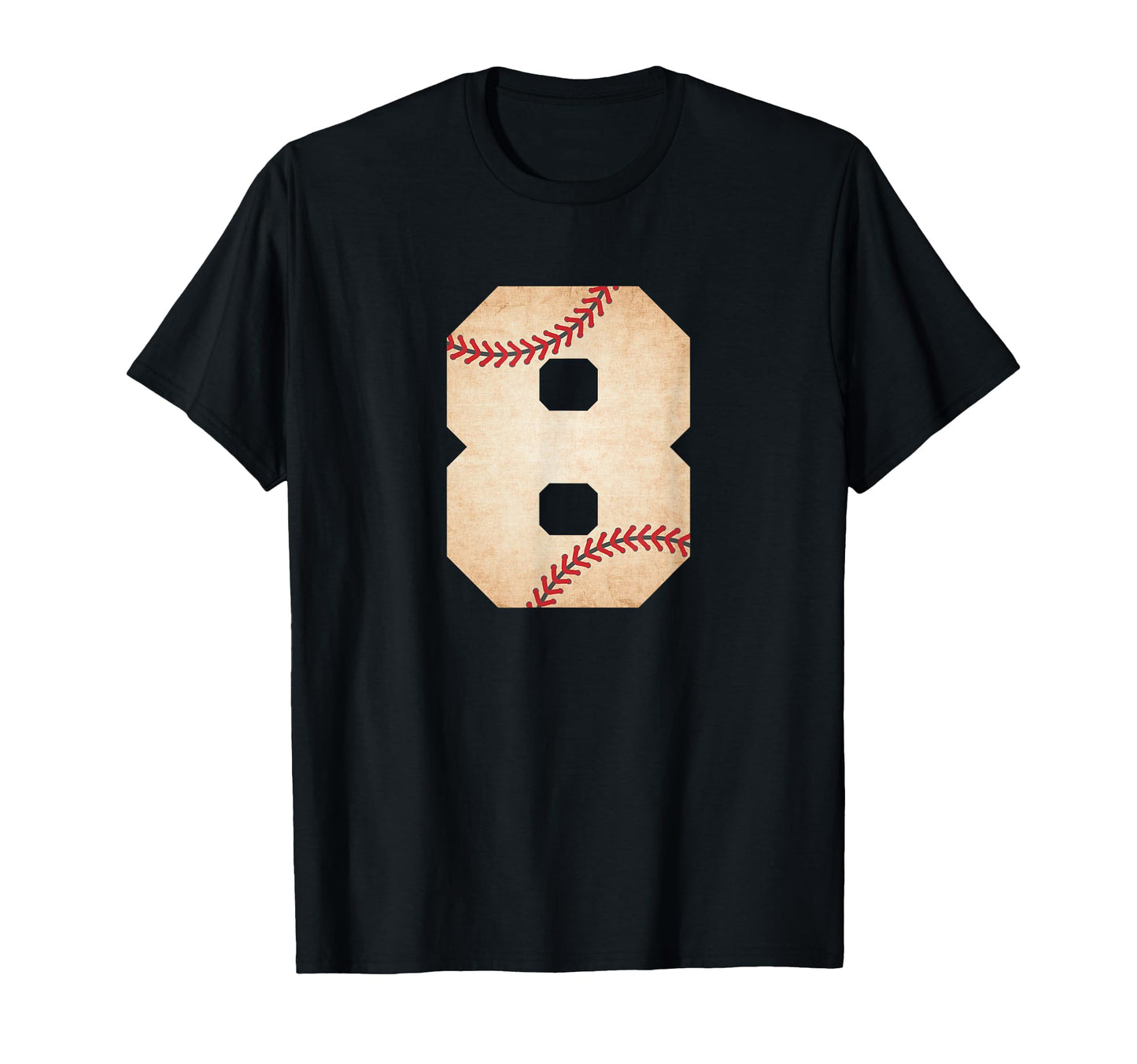 Baseball Number 8 Baseball Fan Mom T-Shirt - Fun Novelty Design for Adults - T-Shirt, Sweatshirt, Hoodie
