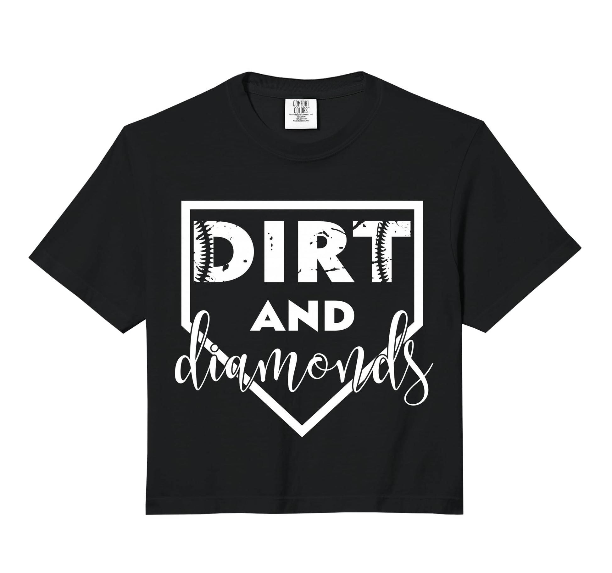 Dirt And Diamonds Baseball Lover Gift Hoodie - Trendy Graphic for Adults - T-Shirt, Sweatshirt, Hoodie