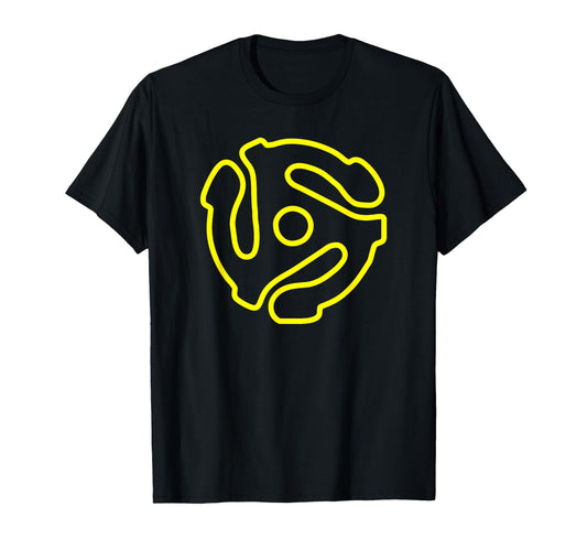 45 Rpm Record Adapter Vinyl Music T-Shirt - Novelty Apparel Men Women - T-Shirt, Sweatshirt, Hoodie