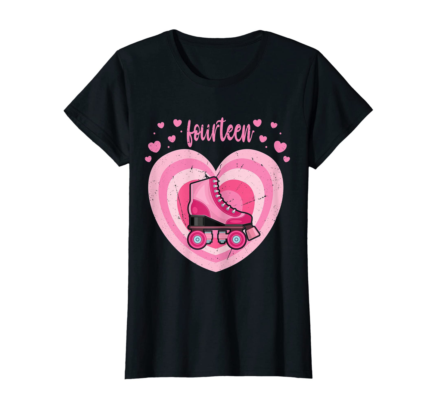 Womens 14 Year Old Roller Skating T-Shirt - Streetwear Style Men Women - T-Shirt, Sweatshirt, Hoodie