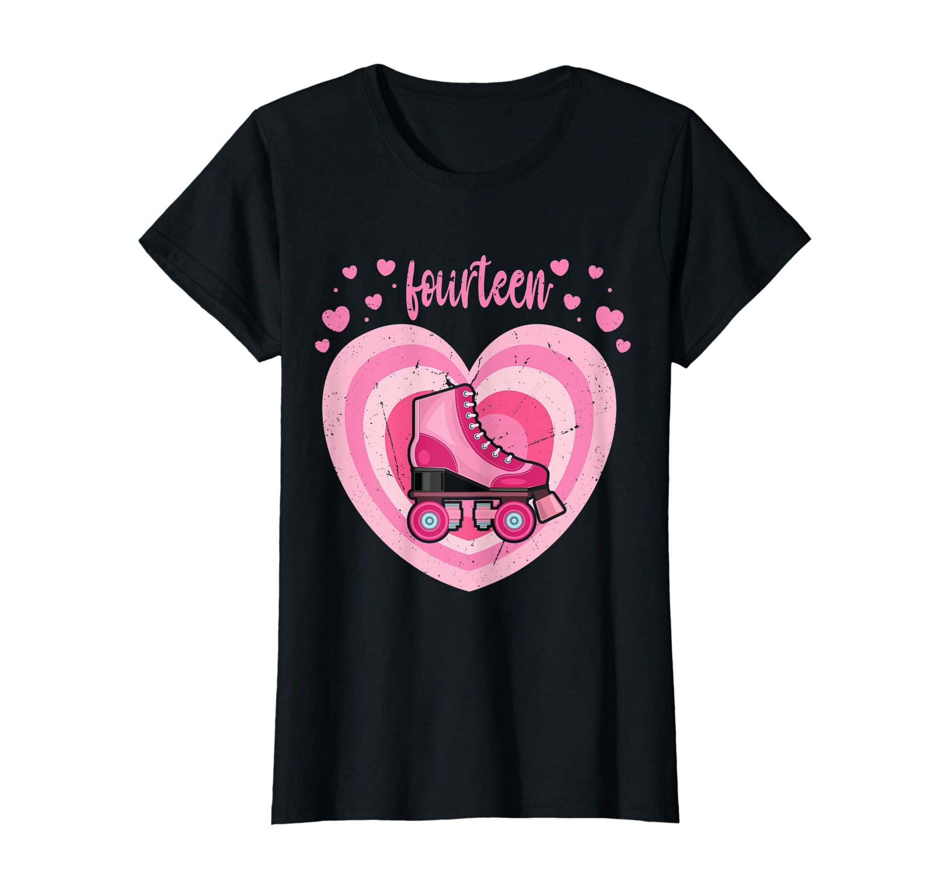 Womens 14 Year Old Roller Skating T-Shirt - Streetwear Style Men Women - T-Shirt, Sweatshirt, Hoodie