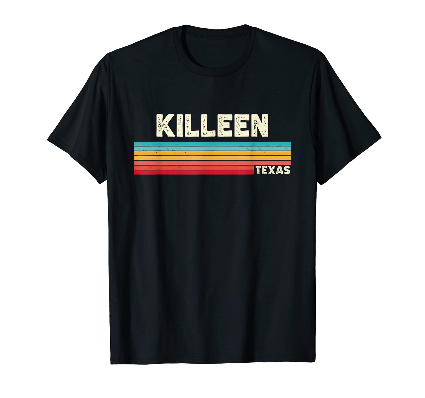 Native Killeen Texas Tx Stripes State 70S T-Shirt - Novelty Apparel Unisex - T-Shirt, Sweatshirt, Hoodie