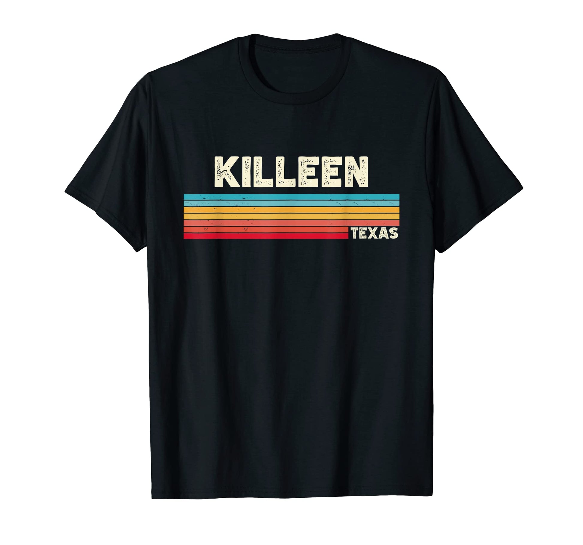Native Killeen Texas Tx Stripes State 70S T-Shirt - Novelty Apparel Unisex - T-Shirt, Sweatshirt, Hoodie