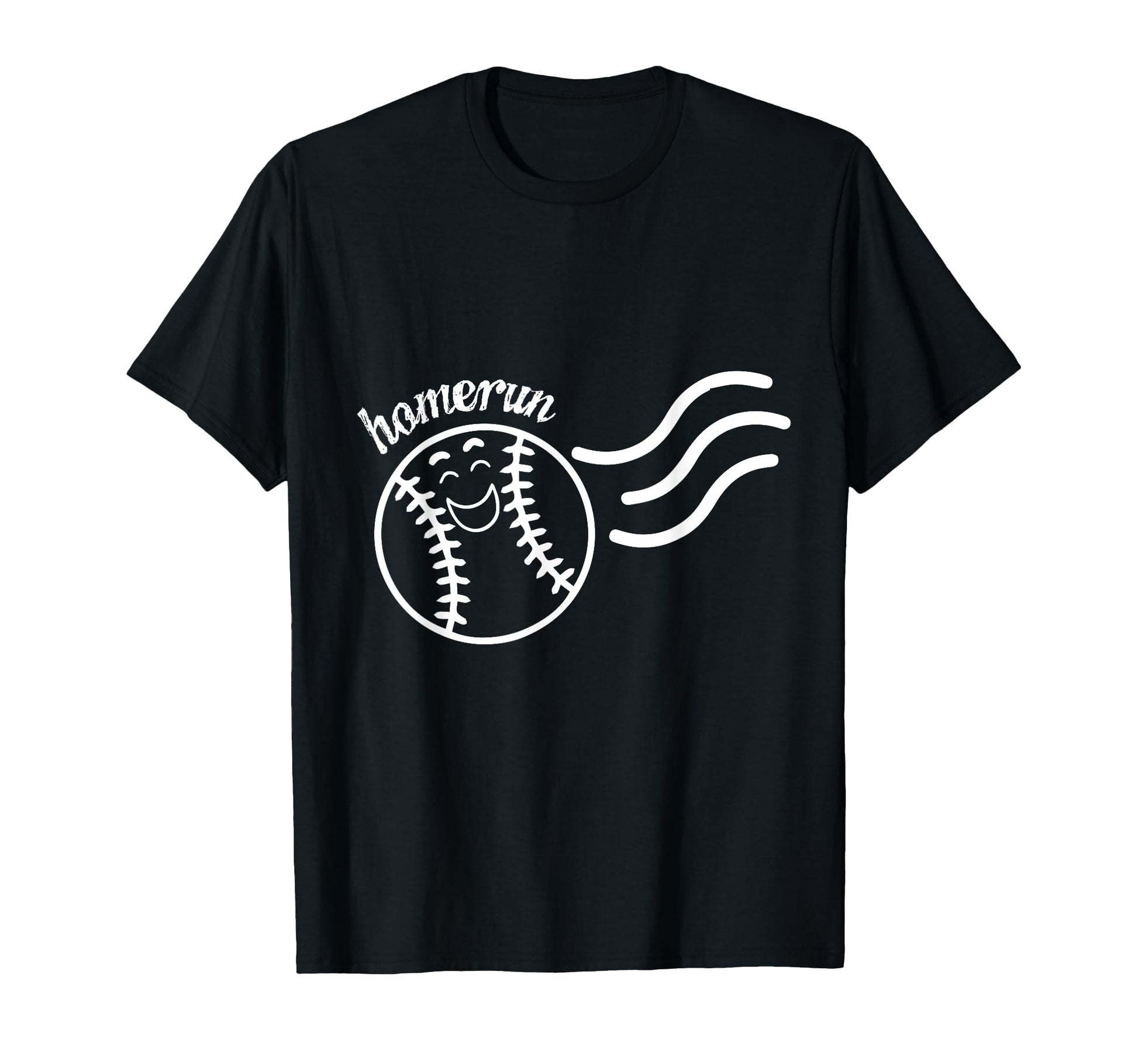 Smiling Baseball Ball Homerun T-Shirt - Streetwear Style Men Women - T-Shirt, Sweatshirt, Hoodie