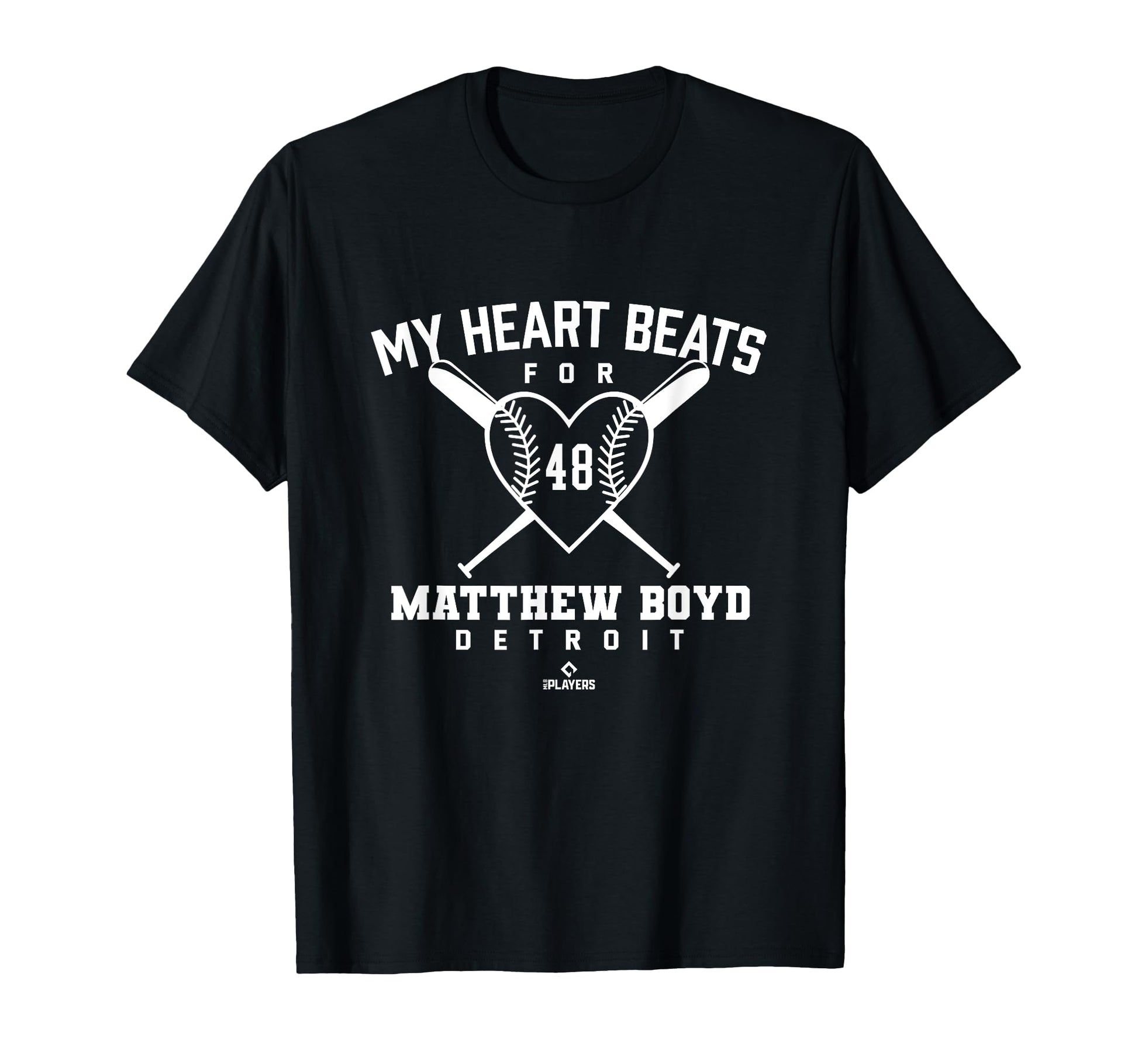 My Heart Beats Matthew Boyd Baseball T-Shirt - Custom Art Print Unisex - T-Shirt, Sweatshirt, Hoodie