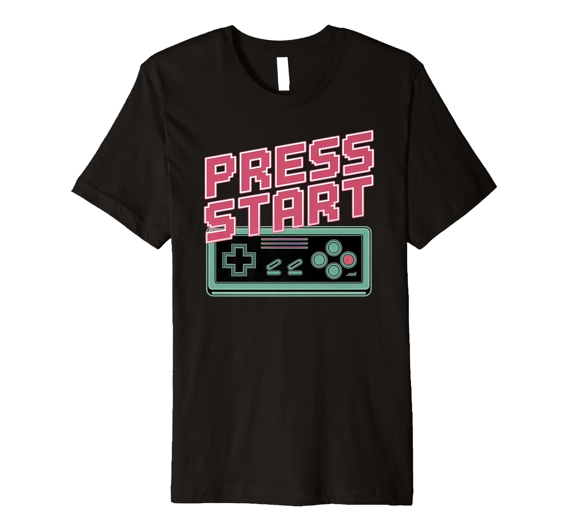 Press Start Gaming Controller Gaming T-Shirt - Novelty Apparel Men Women - T-Shirt, Sweatshirt, Hoodie