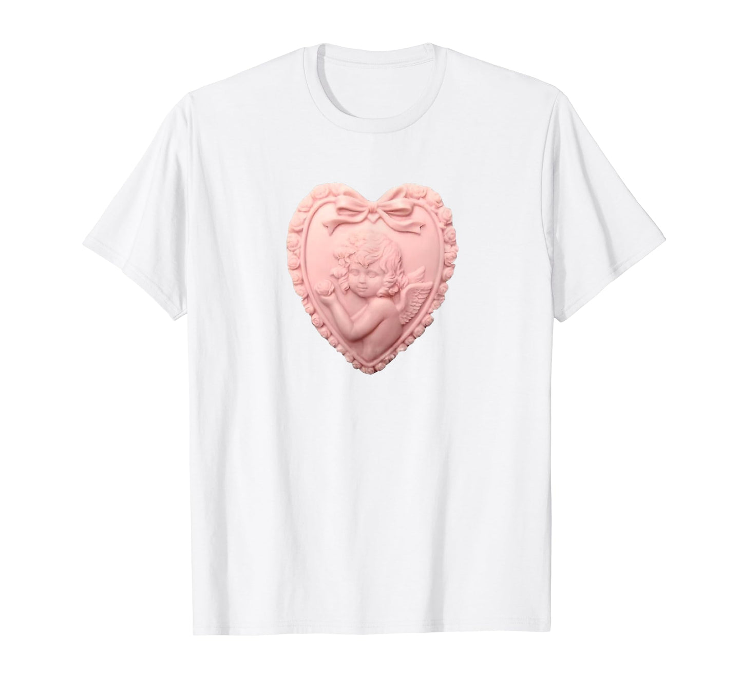 Angel Coquette Girlcore Y2K T-Shirt - Aesthetic Graphic for Adults - T-Shirt, Sweatshirt, Hoodie