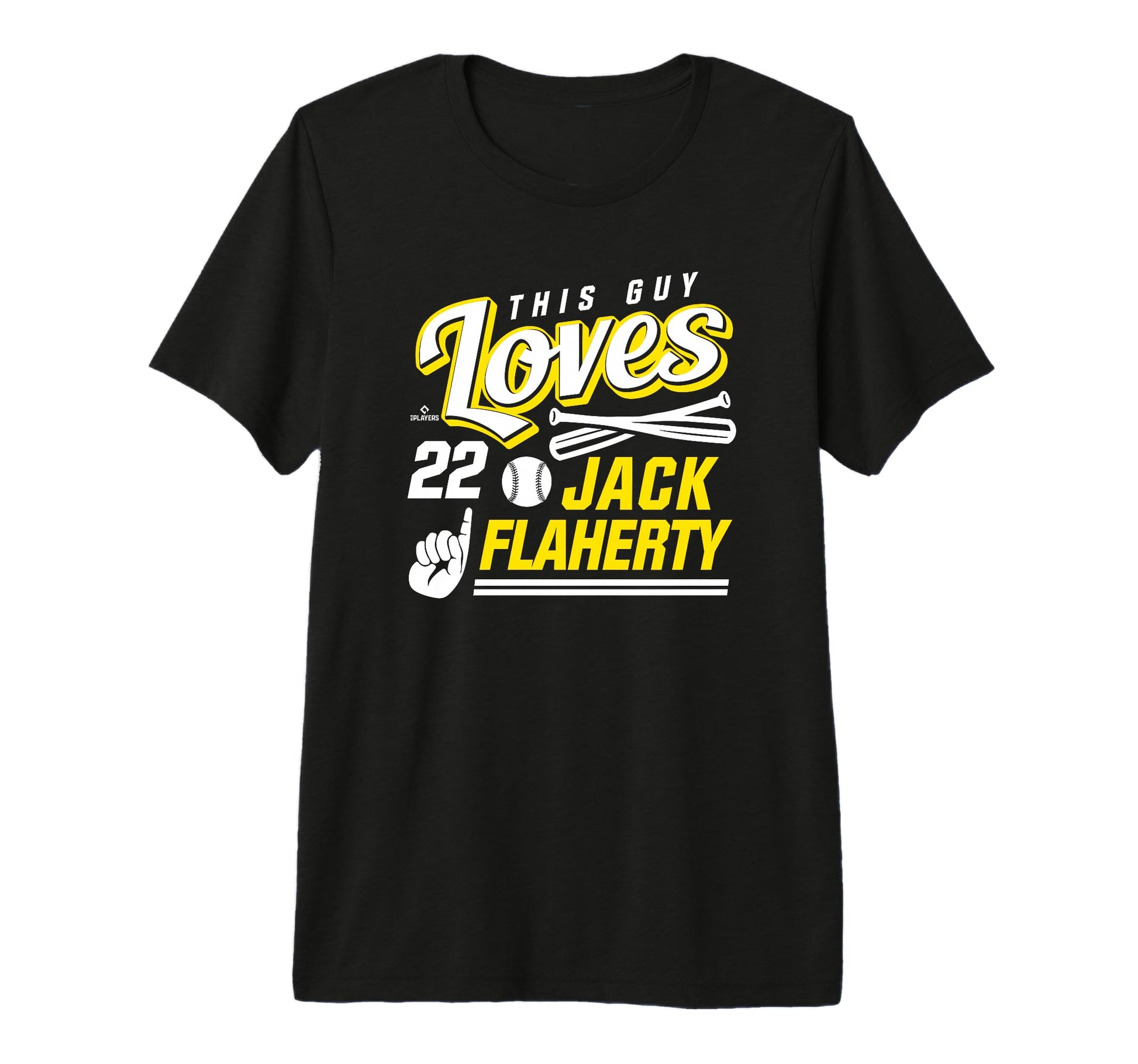 This Guy Loves Jack Flaherty Tri Blend T-Shirt - Novelty Apparel for Adults - T-Shirt, Sweatshirt, Hoodie