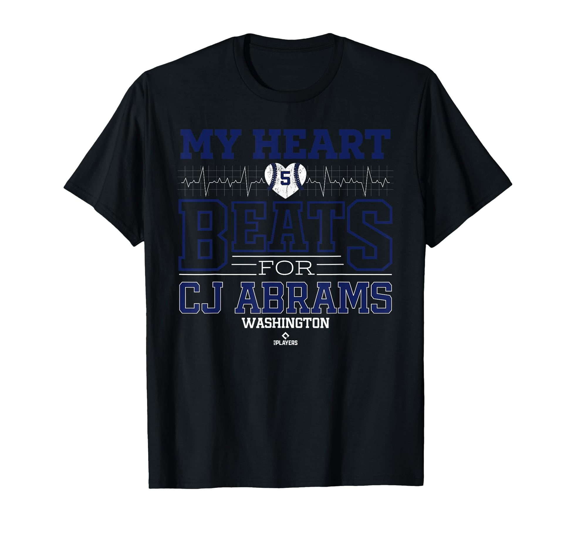 My Heart Beats Cj Abrams Washington T-Shirt - Trendy Graphic Unisex - T-Shirt, Sweatshirt, Hoodie