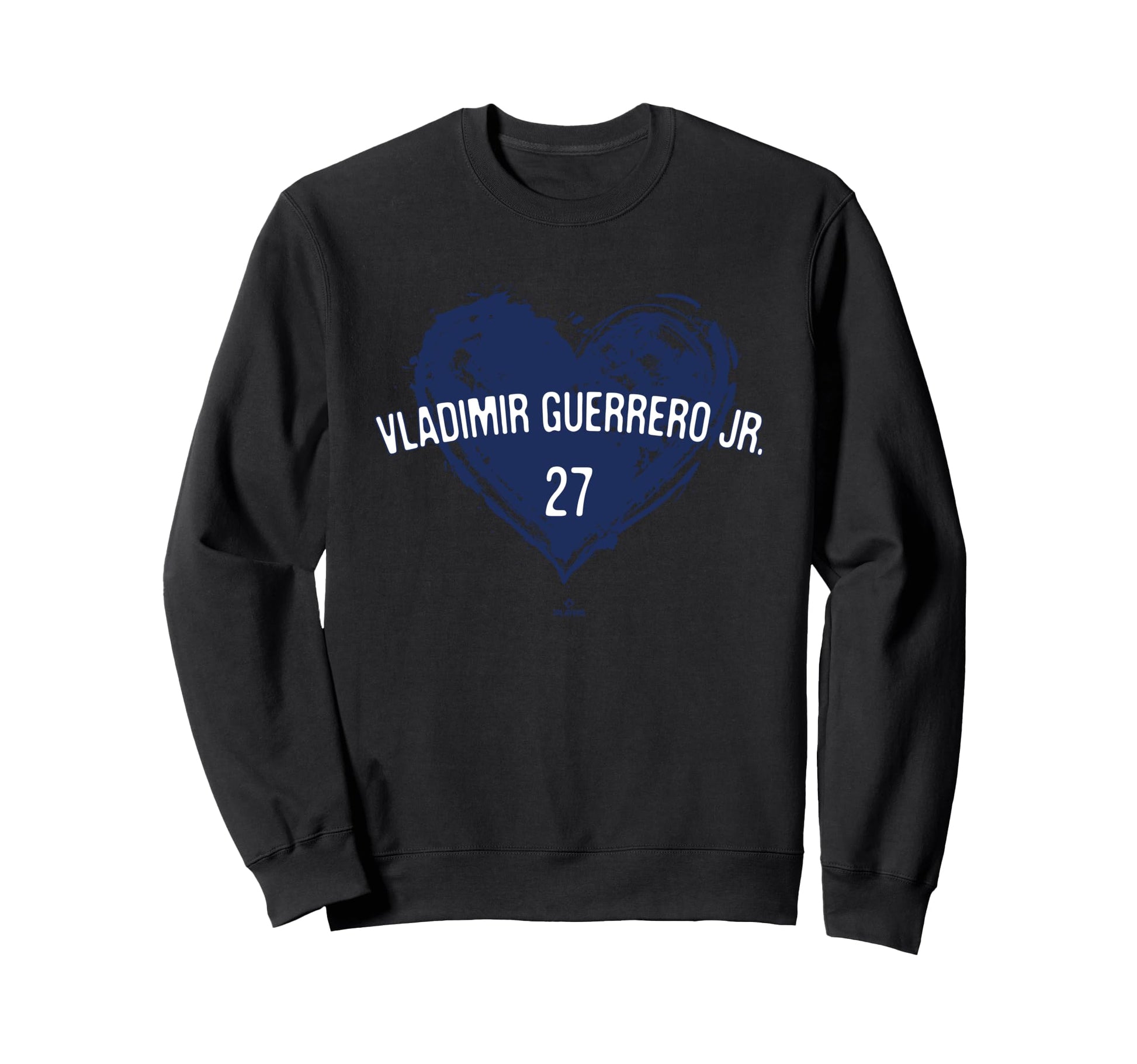 Distressed Heart Vladimir Guerrero Jr Sweatshirt - Novelty Apparel Unisex - T-Shirt, Sweatshirt, Hoodie