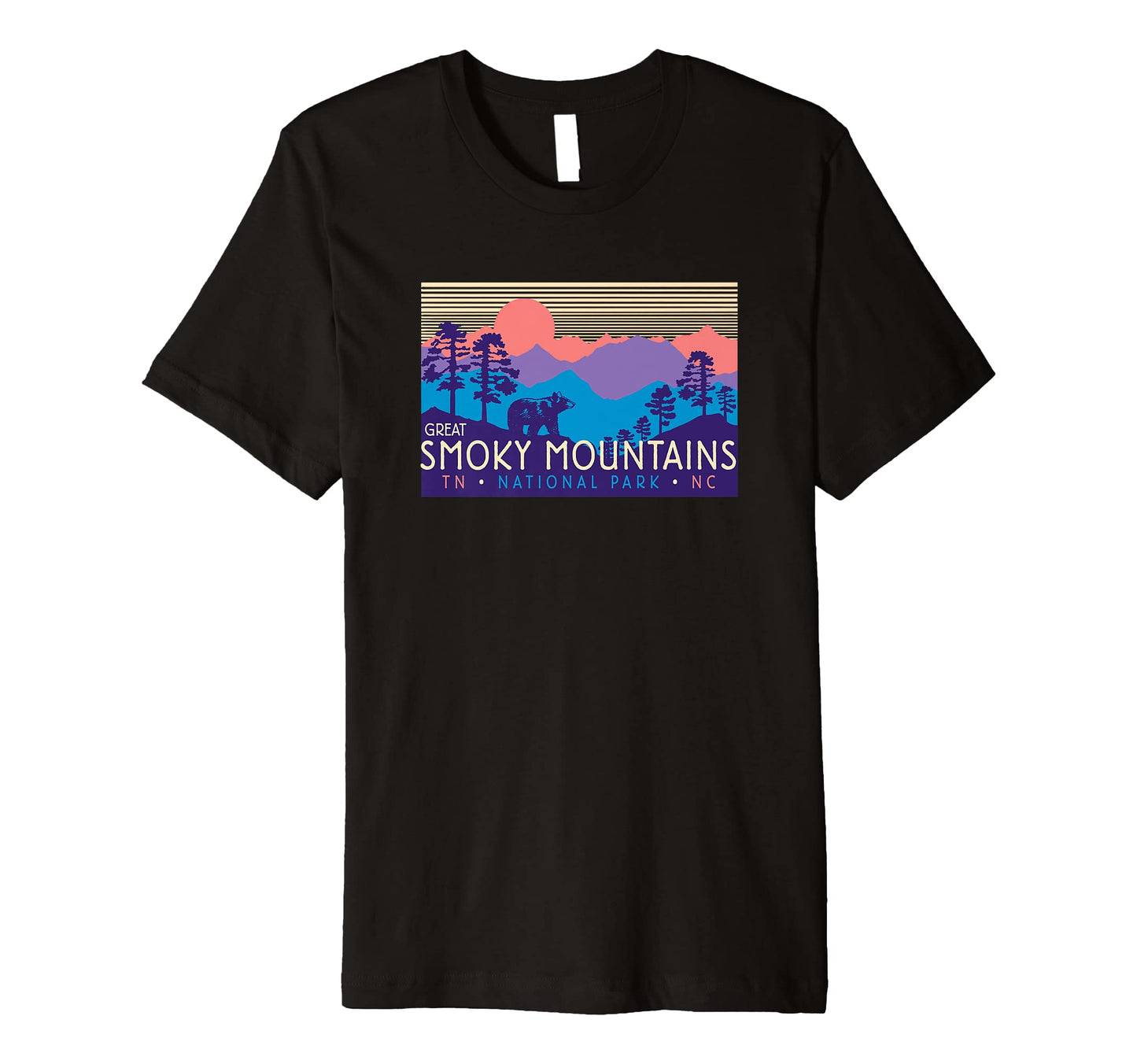 Great Smoky Mountains National Park T-Shirt - Graphic Print for Adults - T-Shirt, Sweatshirt, Hoodie