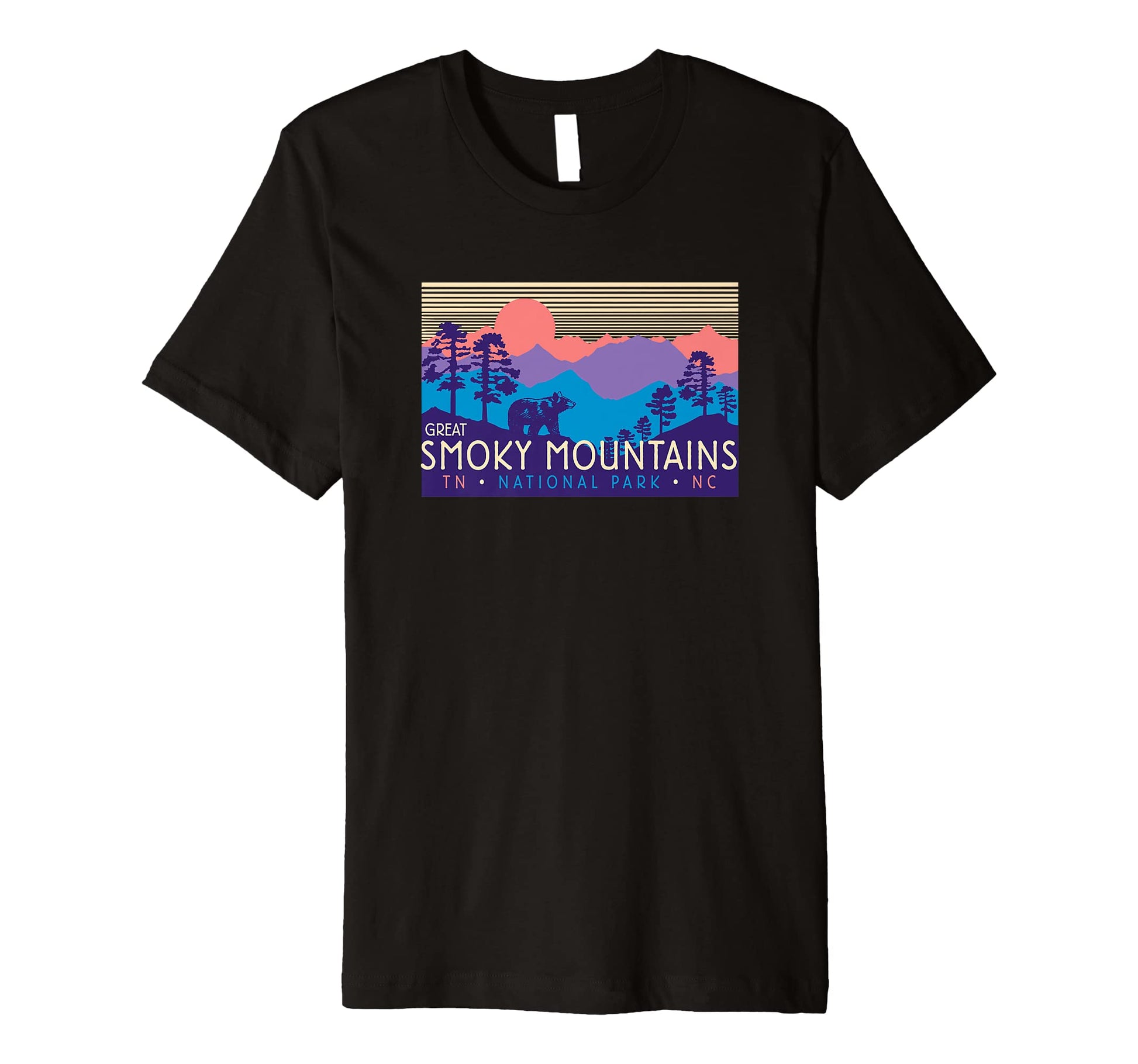 Great Smoky Mountains National Park T-Shirt - Graphic Print for Adults - T-Shirt, Sweatshirt, Hoodie
