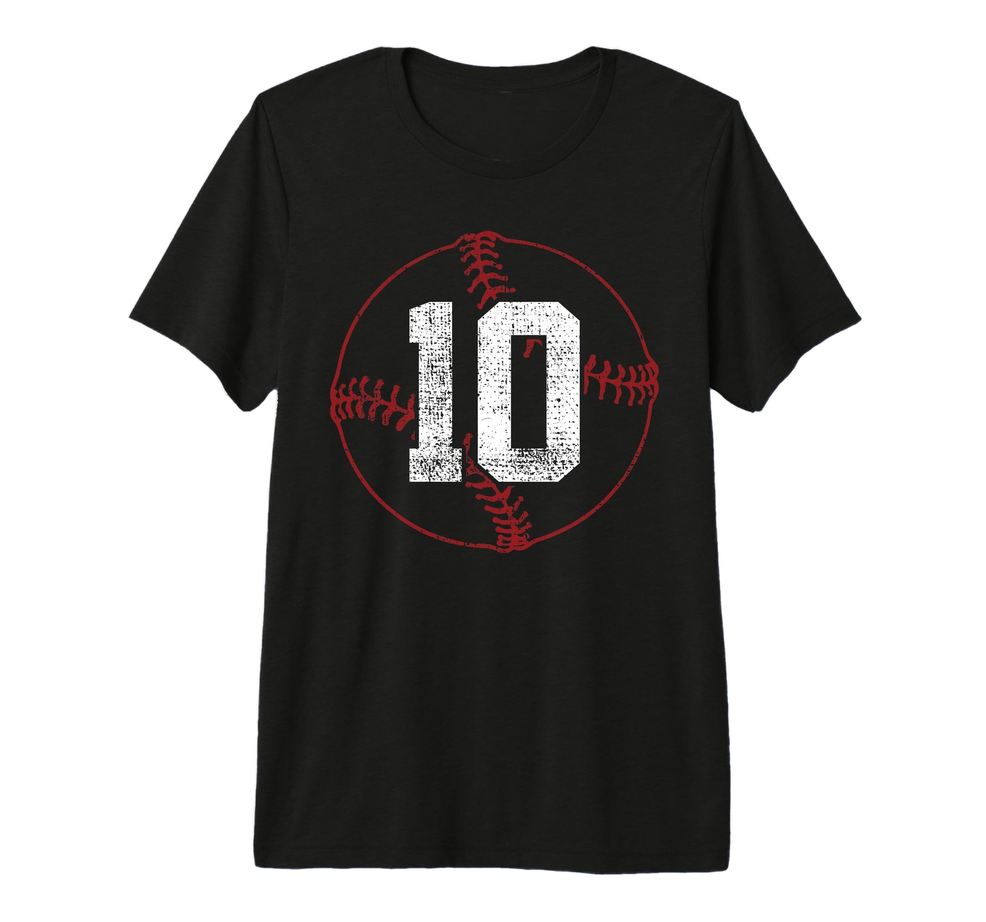 Baseball Number 10 Baseball Players Home T-Shirt - Graphic Print Men Women - T-Shirt, Sweatshirt, Hoodie