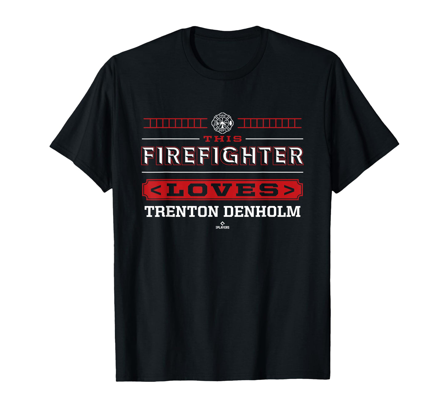 This Firefighter Loves Trenton Denholm T-Shirt - Trendy Graphic for Adults - T-Shirt, Sweatshirt, Hoodie