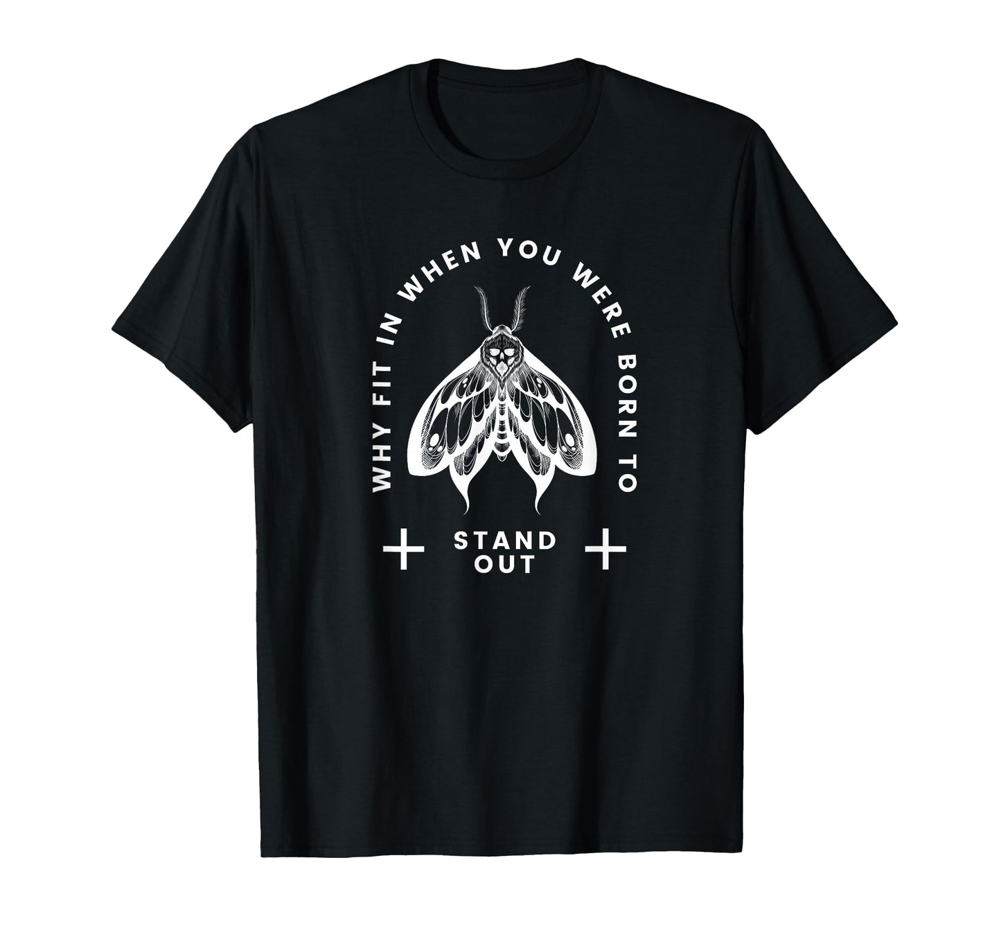 Butterfly Stand Out Y2K Grunge T-Shirt - Unique Graphic for Adults - T-Shirt, Sweatshirt, Hoodie