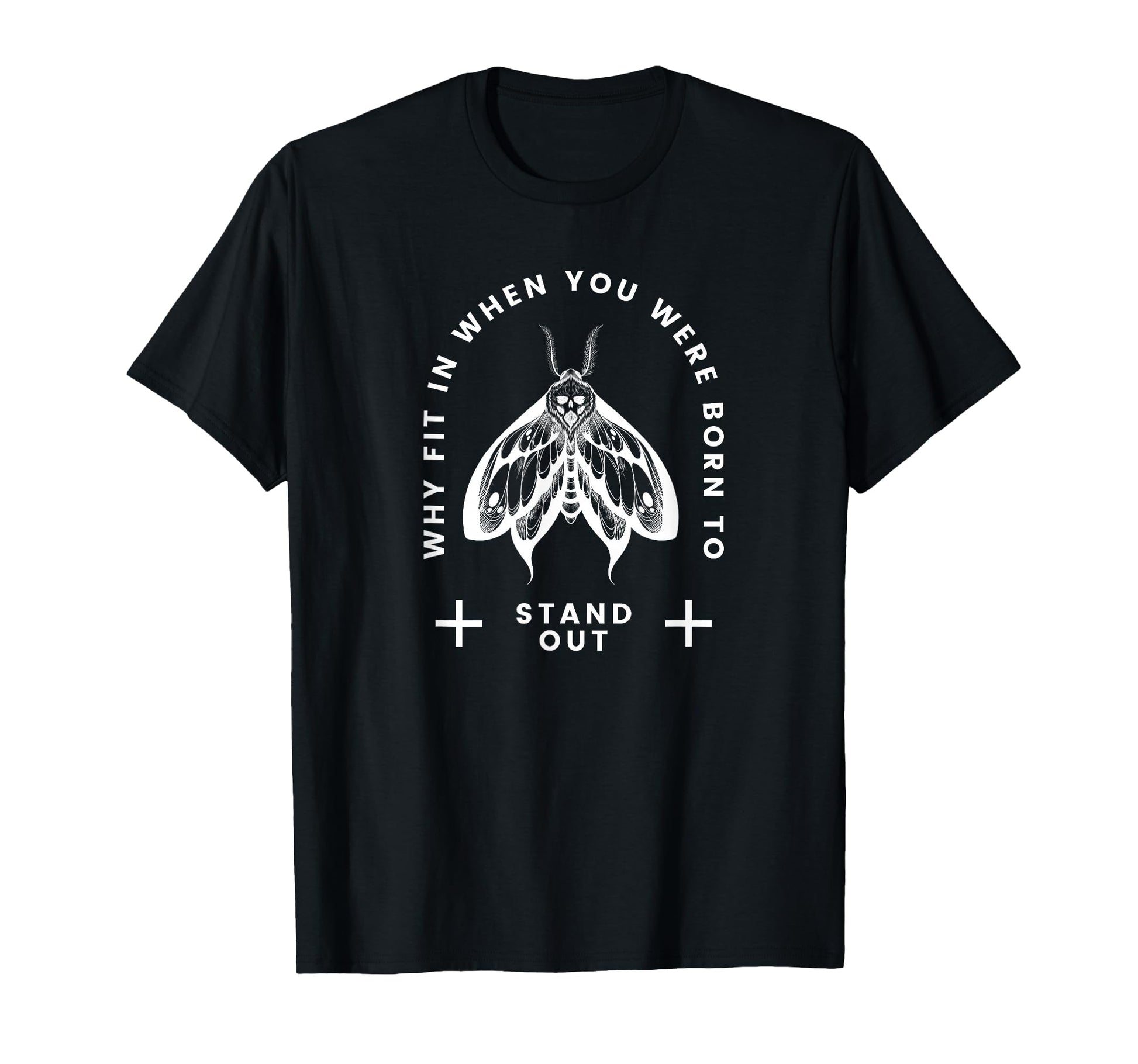 Butterfly Stand Out Y2K Grunge T-Shirt - Unique Graphic for Adults - T-Shirt, Sweatshirt, Hoodie