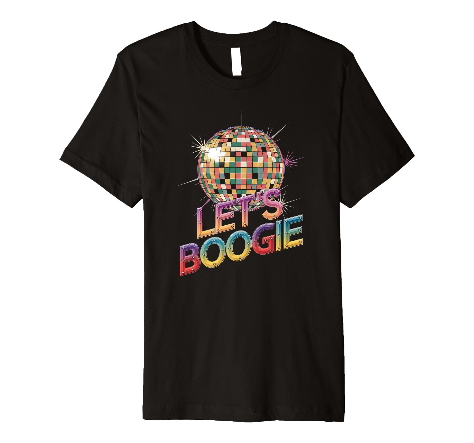 Disco Ball Lets Boogie Fever Discoball T-Shirt - Streetwear Style Unisex - T-Shirt, Sweatshirt, Hoodie