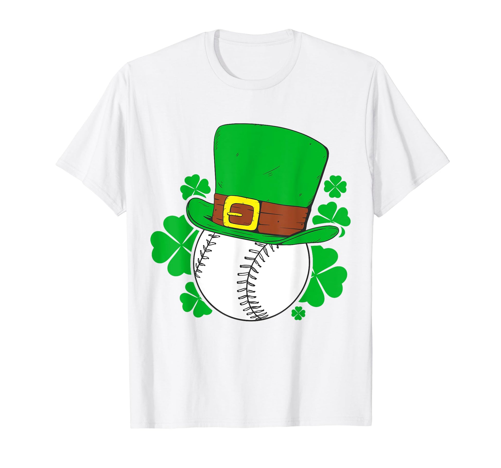 Four Leaf Clover Baseball St T-Shirt - Aesthetic Graphic for Adults - T-Shirt, Sweatshirt, Hoodie
