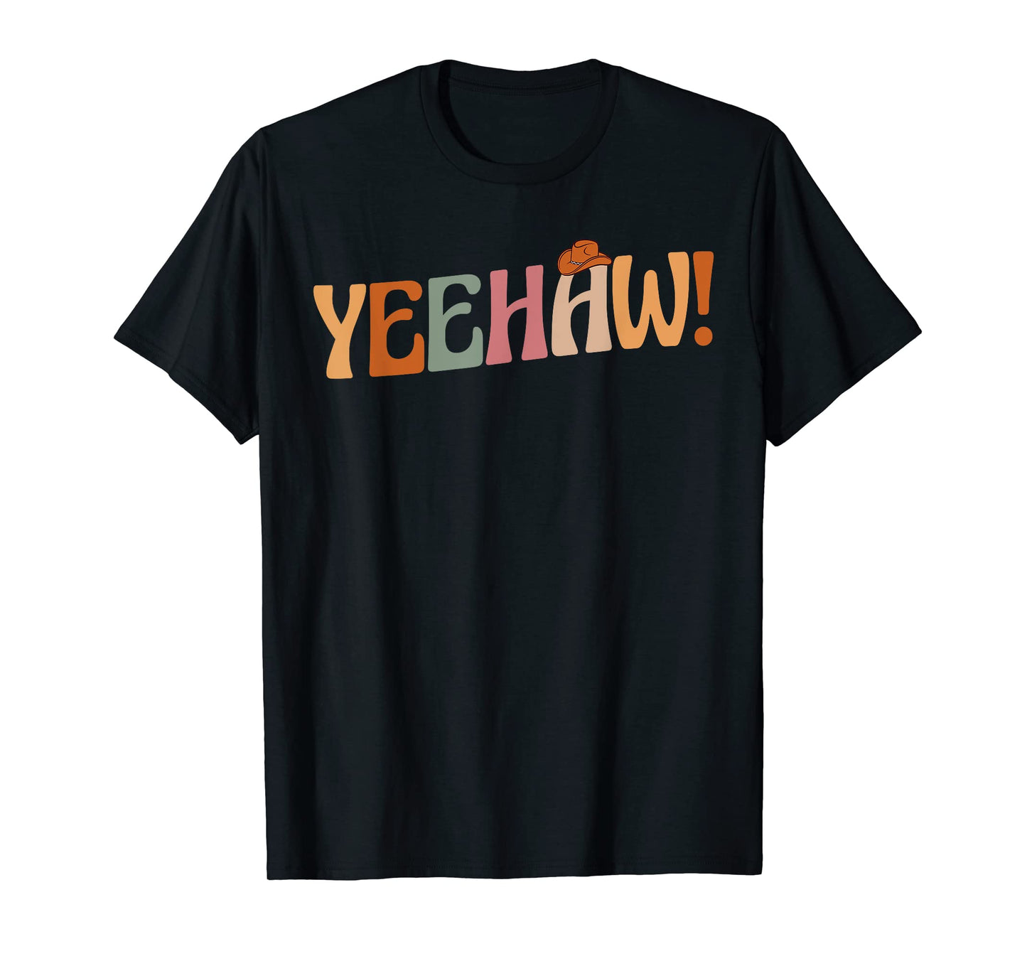 Yeehaw Cowboy Western Horse Ranch T-Shirt - Minimalist Print Men Women - T-Shirt, Sweatshirt, Hoodie
