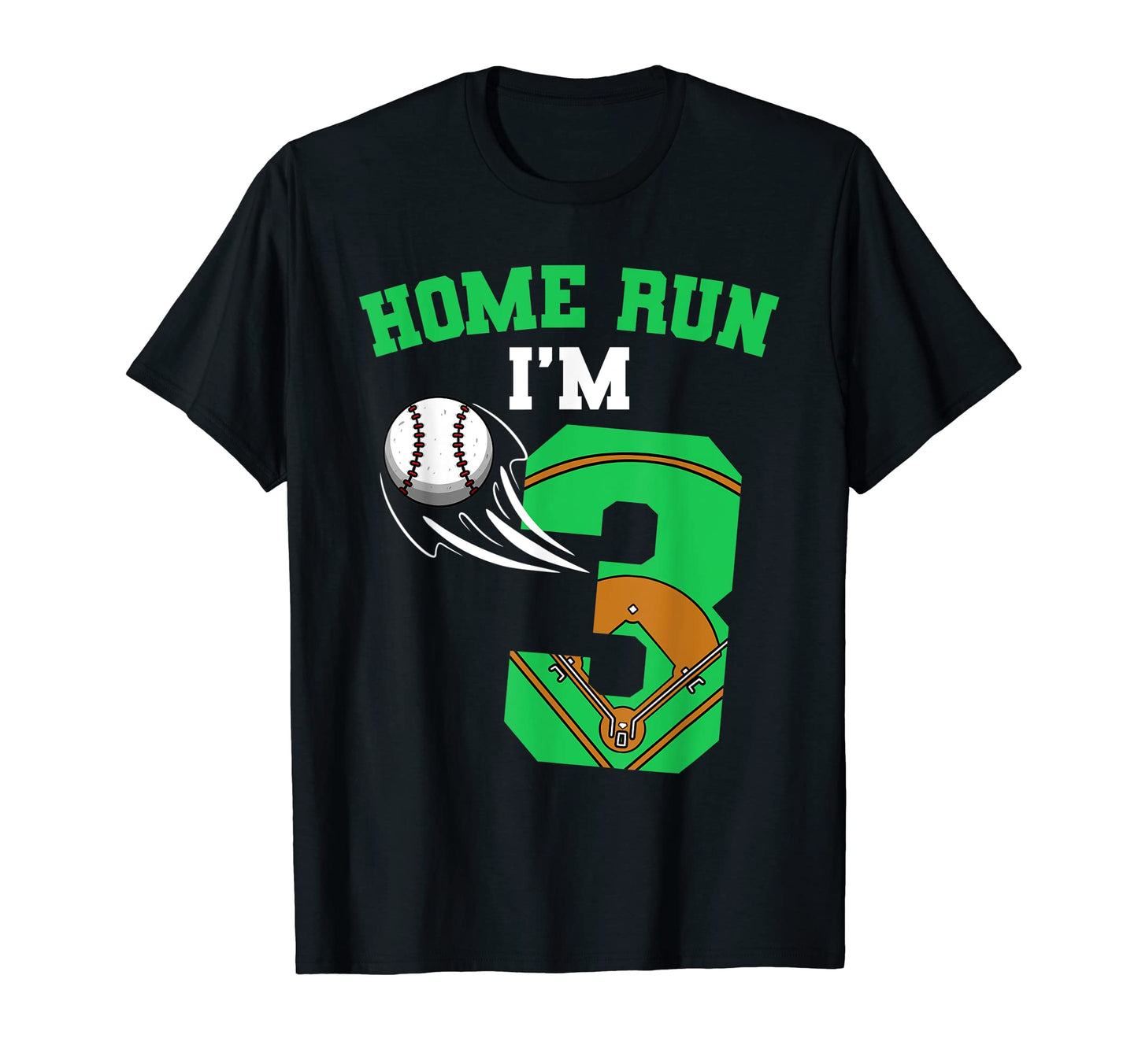 Baseball Player Homerun 3Rd Baseball T-Shirt - Novelty Apparel for Adults - T-Shirt, Sweatshirt, Hoodie