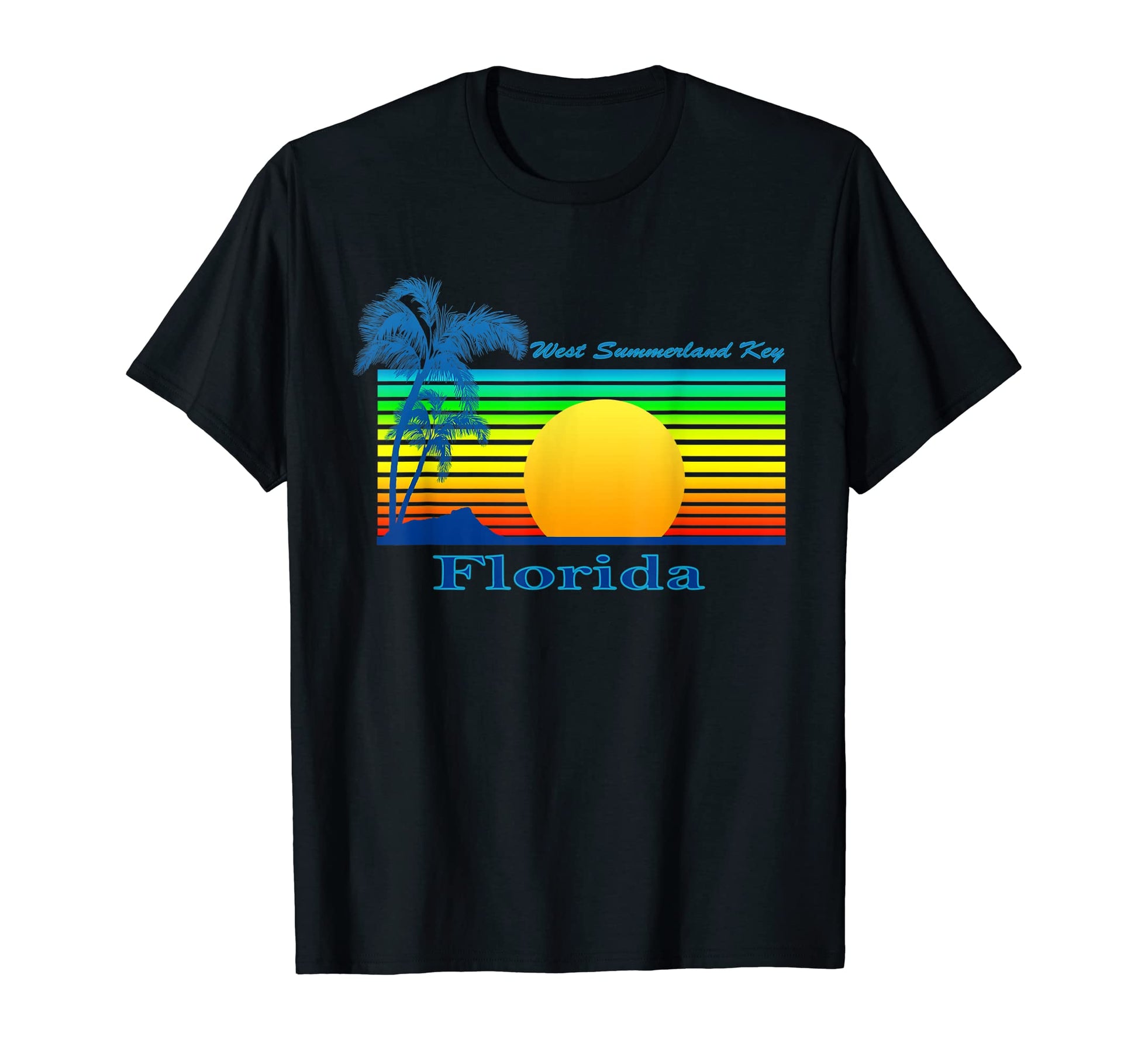 West Summerland Key Florida Tropical T-Shirt - Custom Art Print for Adults - T-Shirt, Sweatshirt, Hoodie