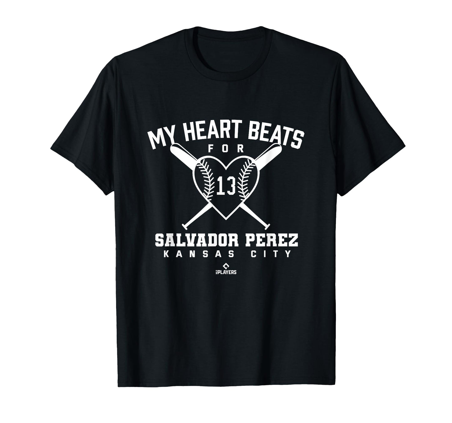My Heart Beats Salvador Perez T-Shirt - Trendy Graphic for Adults - T-Shirt, Sweatshirt, Hoodie