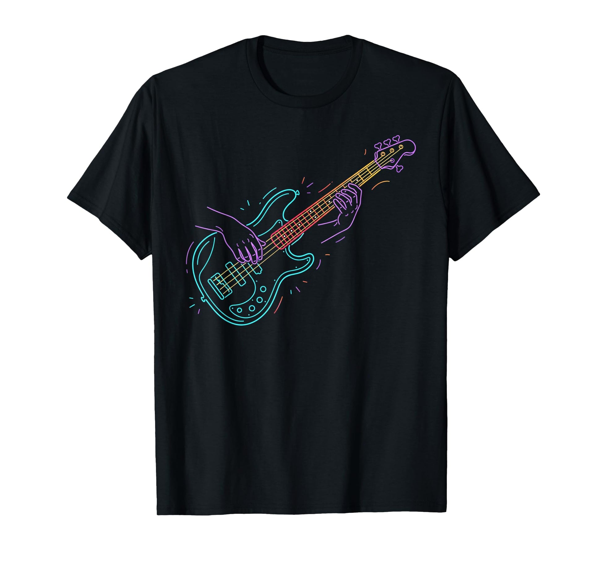 Electric Guitar Rock N Roll Rock Music T-Shirt - Graphic Print Men Women - T-Shirt, Sweatshirt, Hoodie