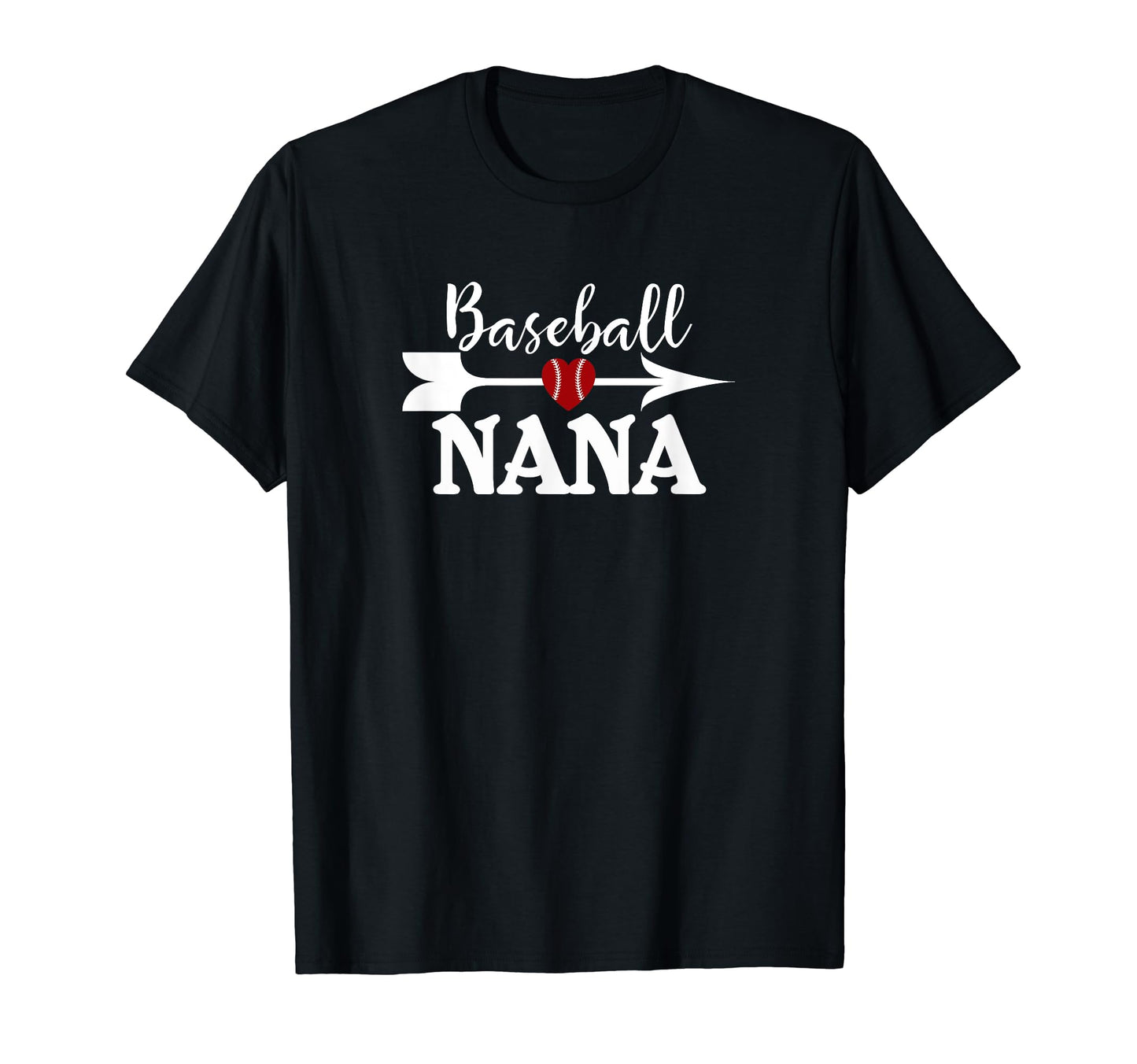 Baseball Nana Proud Grandma Mothers Day T-Shirt - Custom Art Print Unisex - T-Shirt, Sweatshirt, Hoodie