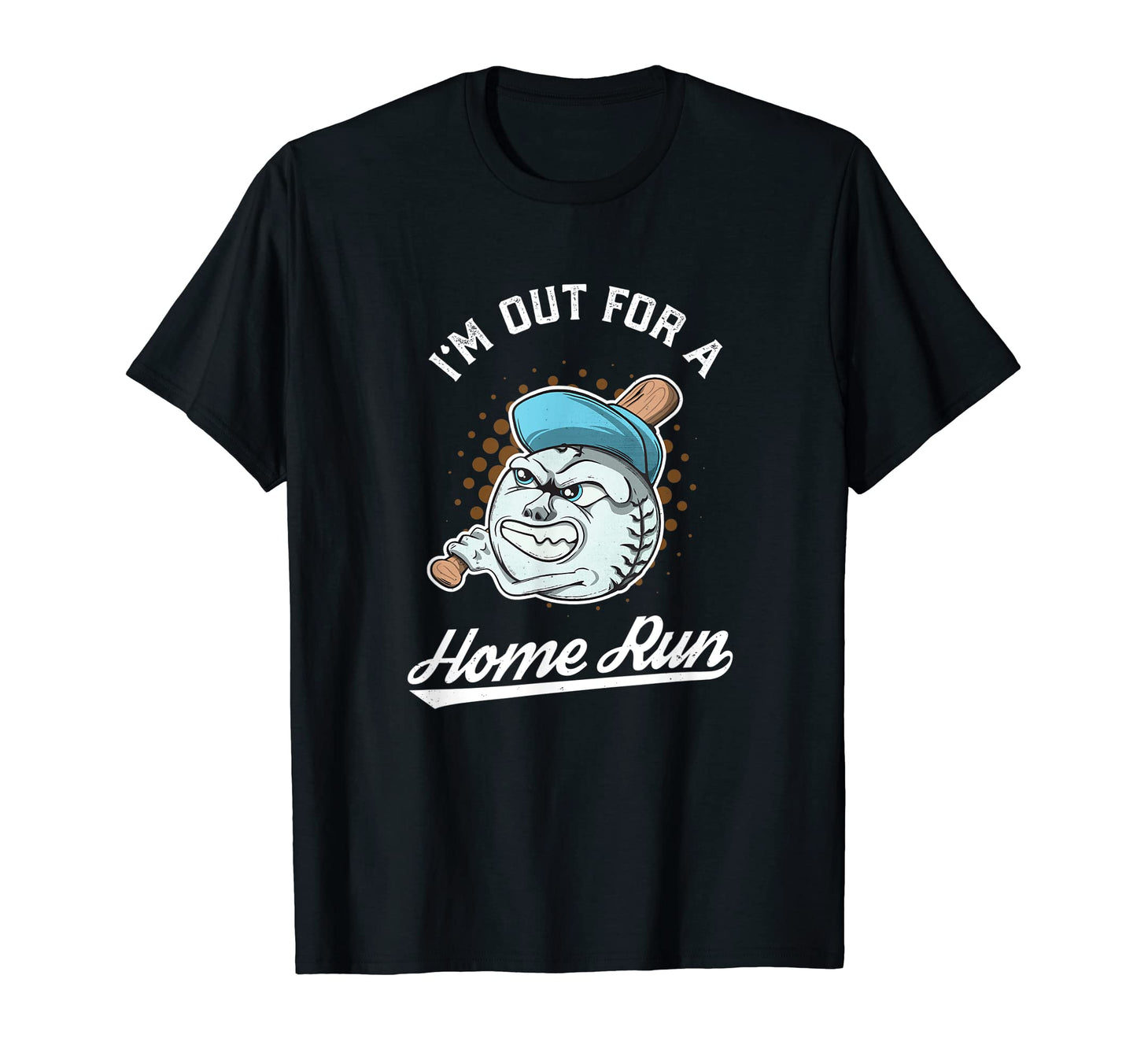 Baseball Mascot Out Home Run Funny T-Shirt - Novelty Apparel Men Women - T-Shirt, Sweatshirt, Hoodie