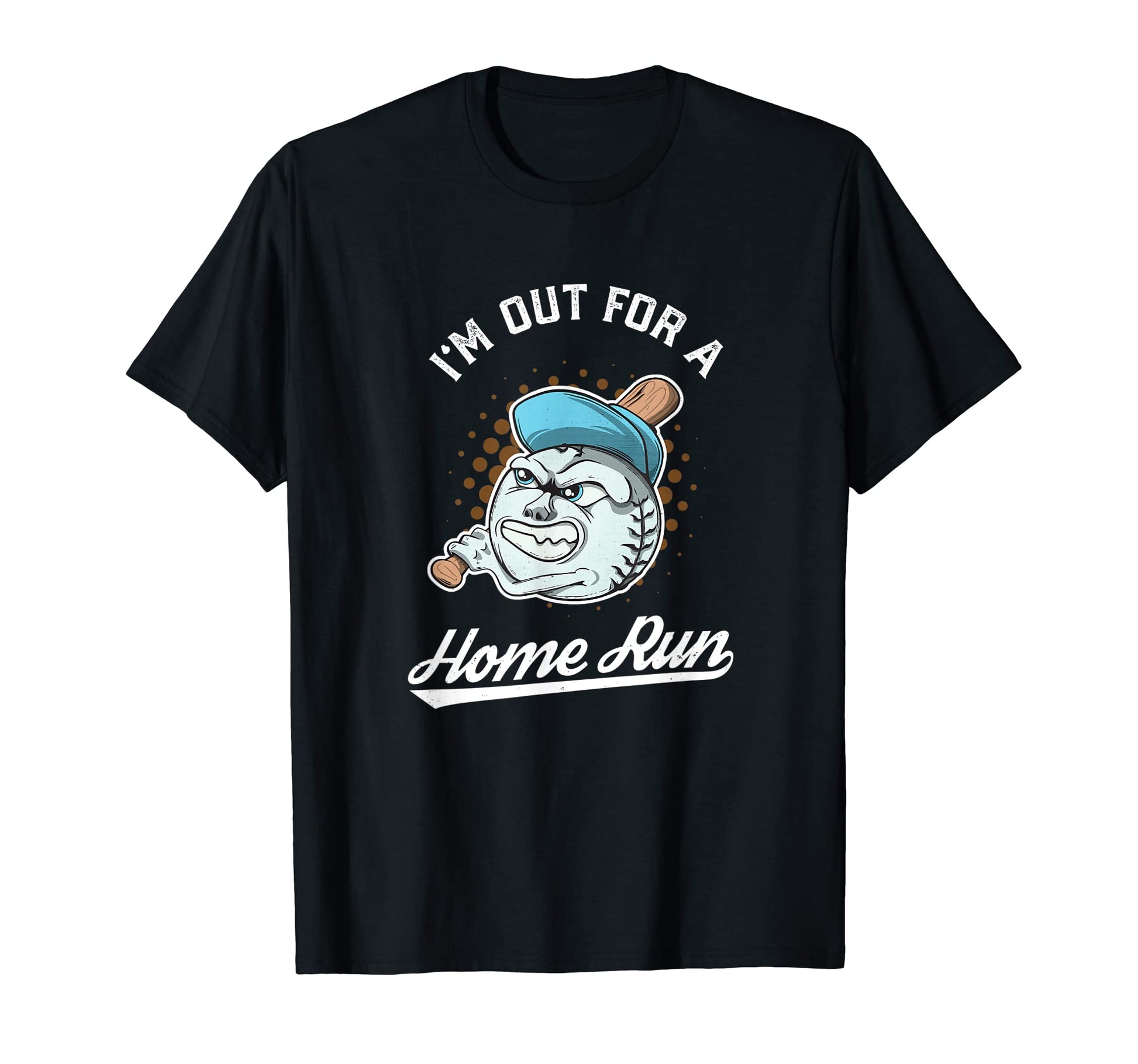 Baseball Mascot Out Home Run Funny T-Shirt - Novelty Apparel Men Women - T-Shirt, Sweatshirt, Hoodie