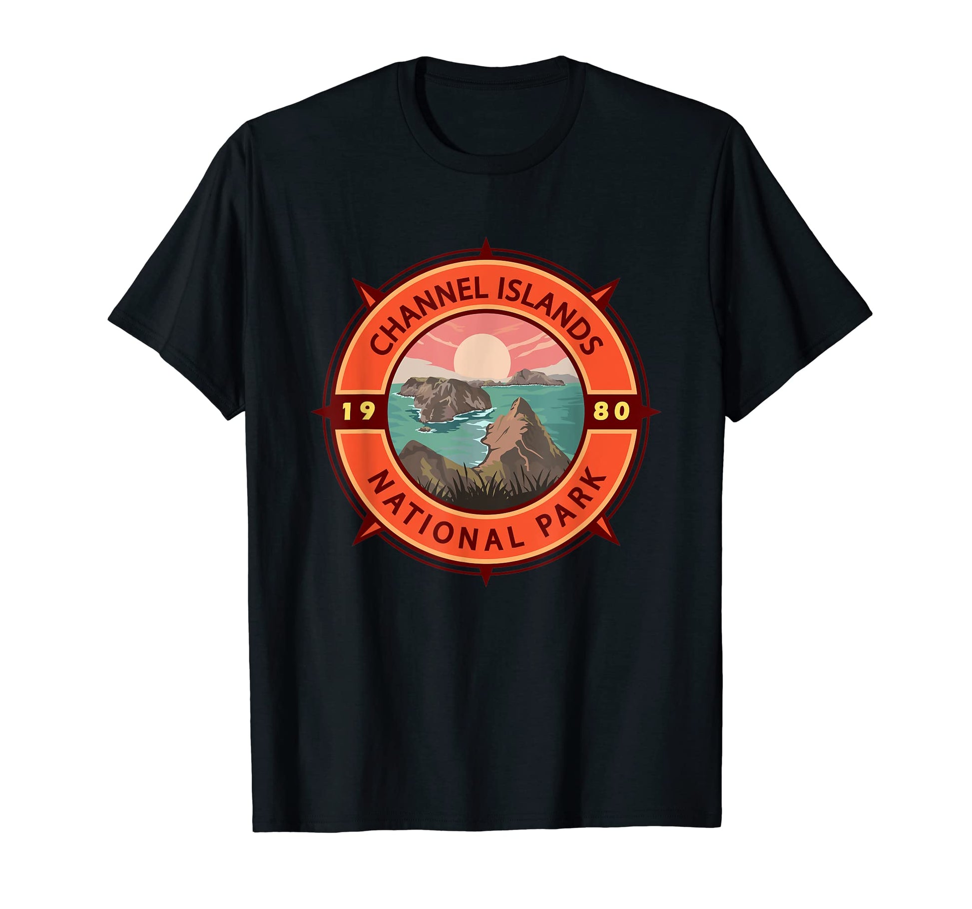 Channel Islands National Park Compass T-Shirt - Minimalist Print Unisex - T-Shirt, Sweatshirt, Hoodie