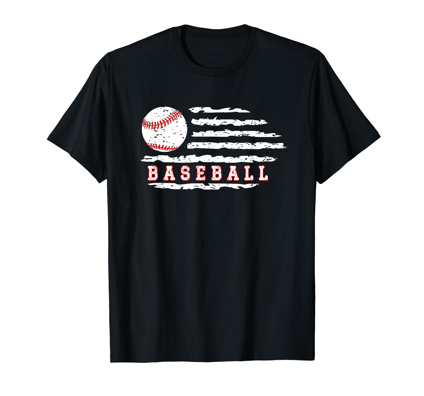 Baseball Us Flag Baseball Player T-Shirt - Aesthetic Graphic Men Women - T-Shirt, Sweatshirt, Hoodie