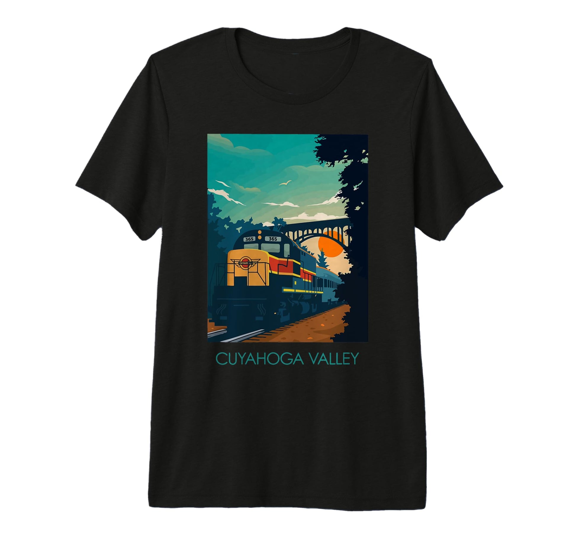 Cuyahoga Valley National Park Hiking T-Shirt - Minimalist Print Unisex - T-Shirt, Sweatshirt, Hoodie