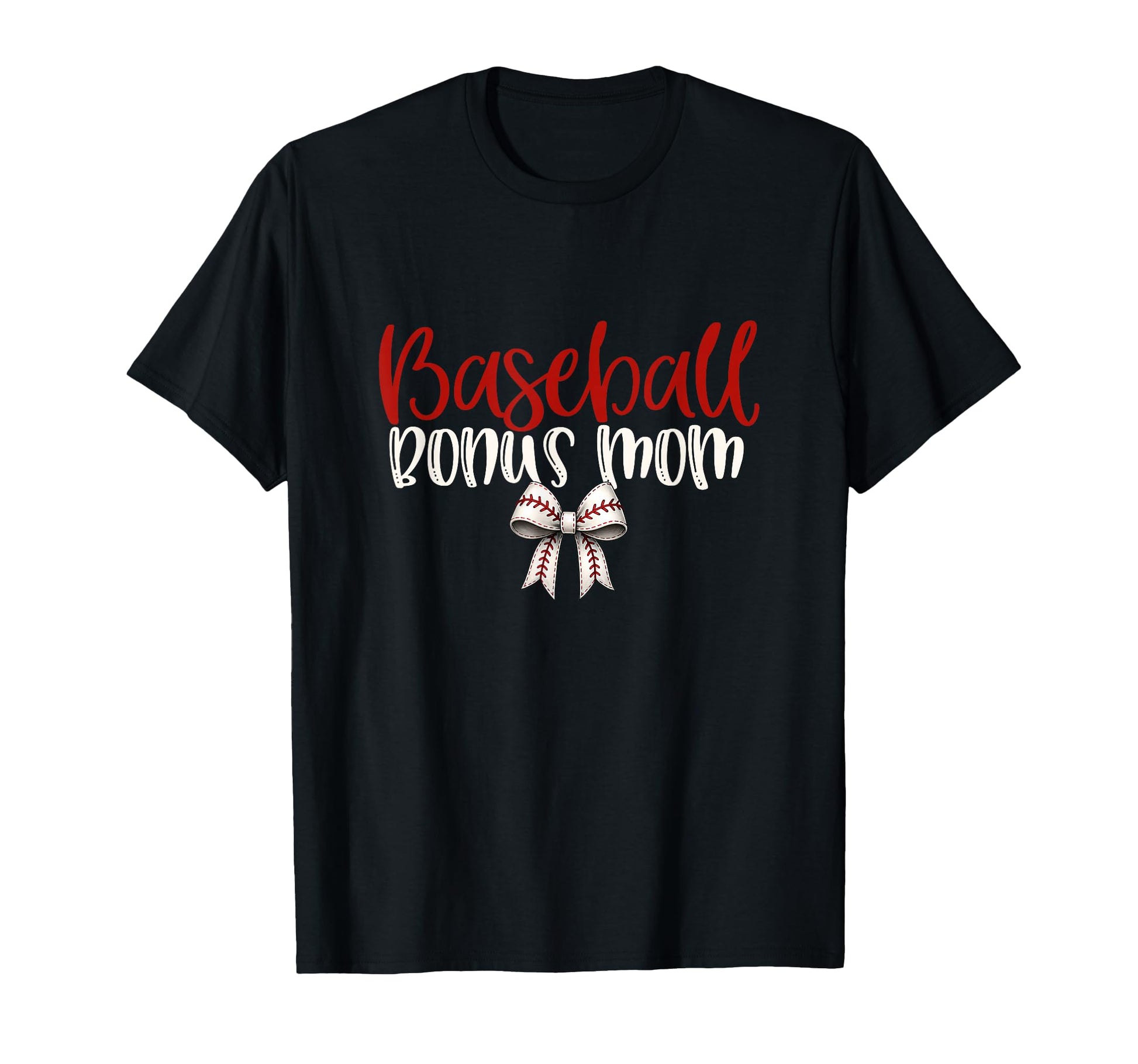 Baseball Bonus Mom Coquette Bow Game T-Shirt - Aesthetic Graphic Men Women - T-Shirt, Sweatshirt, Hoodie