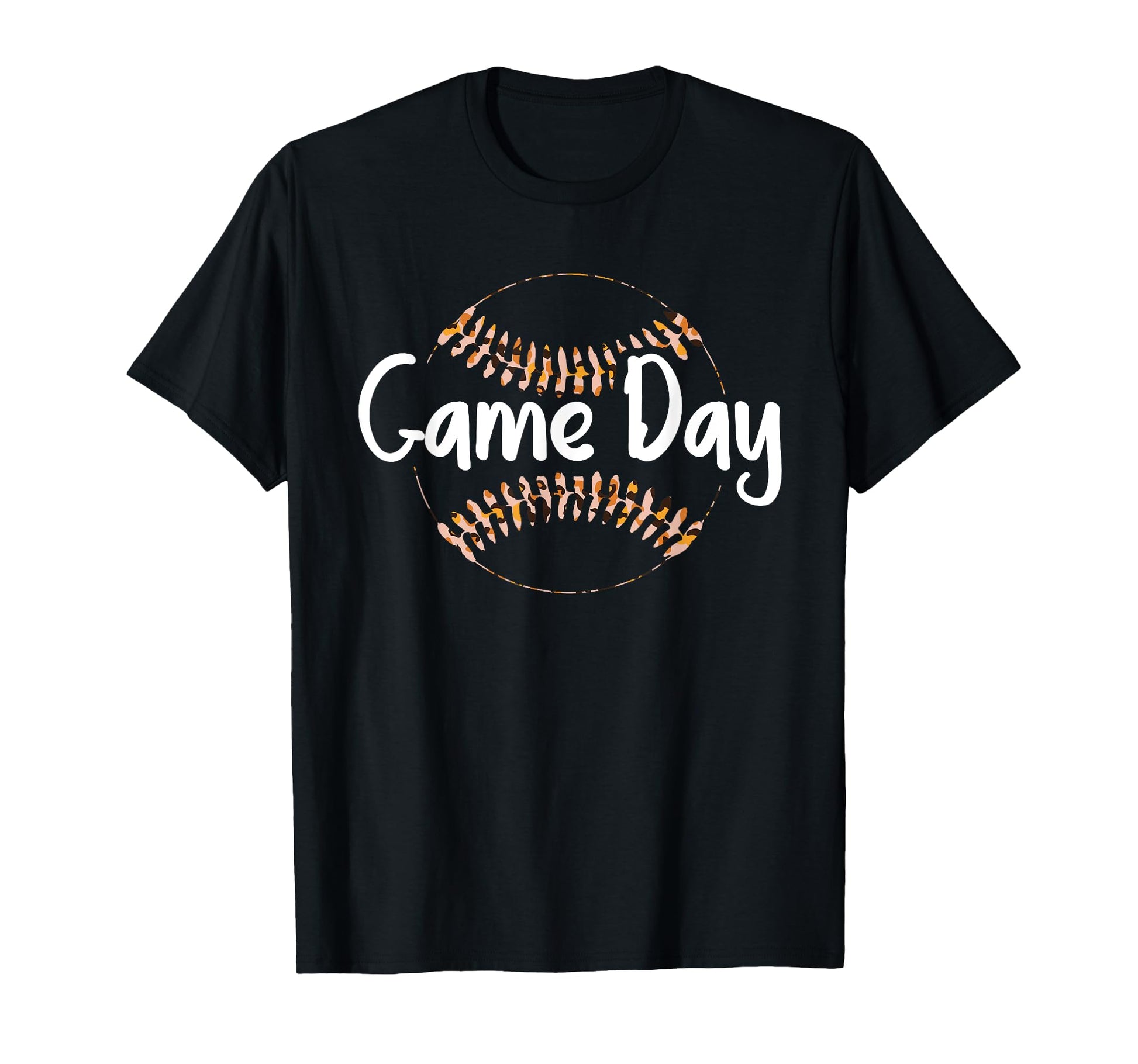Baseball Leopard Cheetah Pattern T-Shirt - Fun Novelty Design for Adults - T-Shirt, Sweatshirt, Hoodie