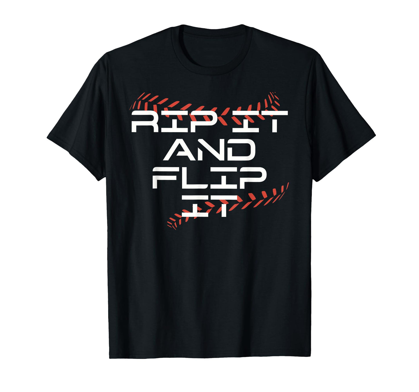 Funny Baseball Home Run Rip It And T-Shirt - Novelty Apparel for Adults - T-Shirt, Sweatshirt, Hoodie