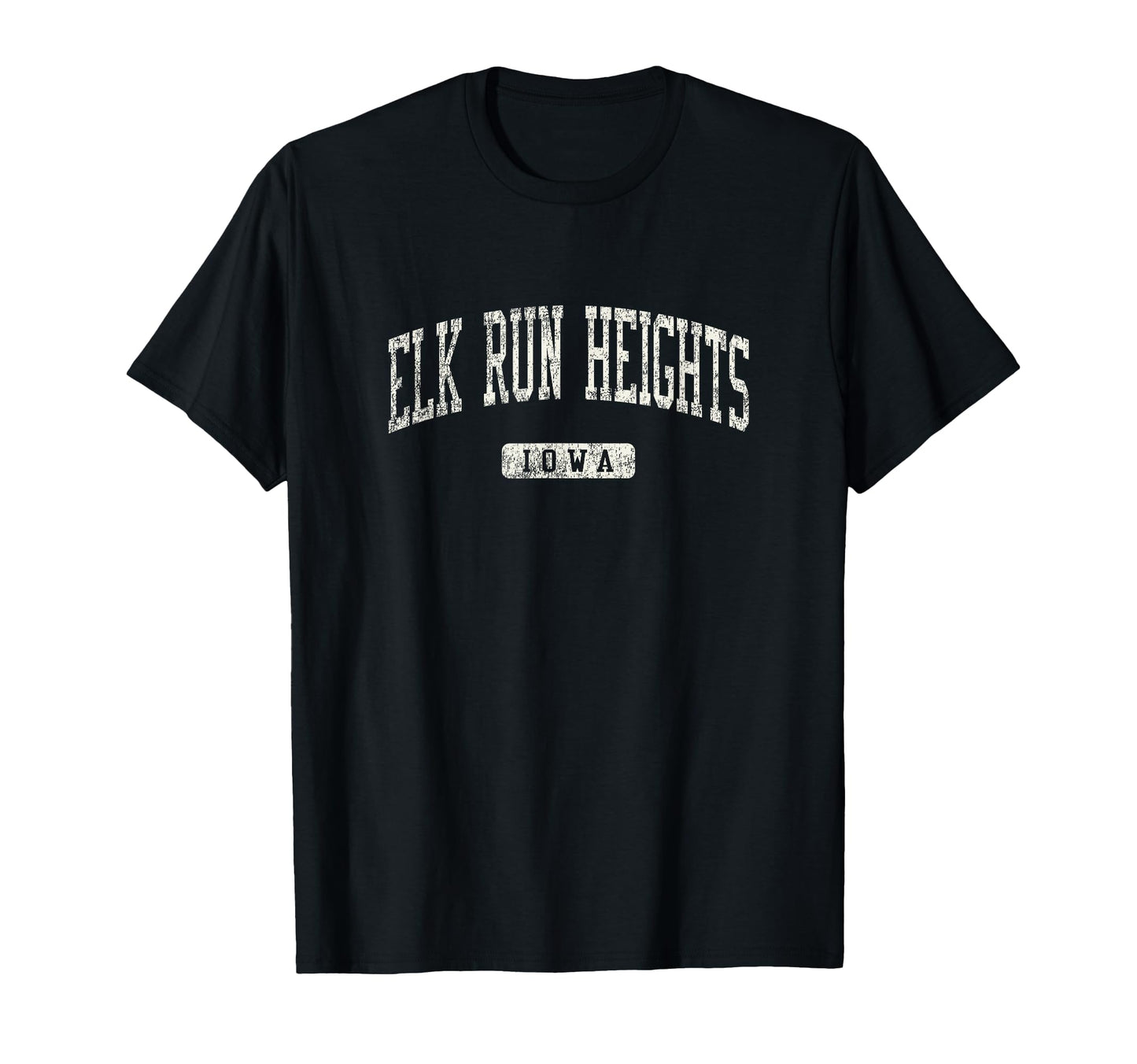 Elk Run Heights Ia Athletic Sports T-Shirt - Streetwear Style for Adults - T-Shirt, Sweatshirt, Hoodie