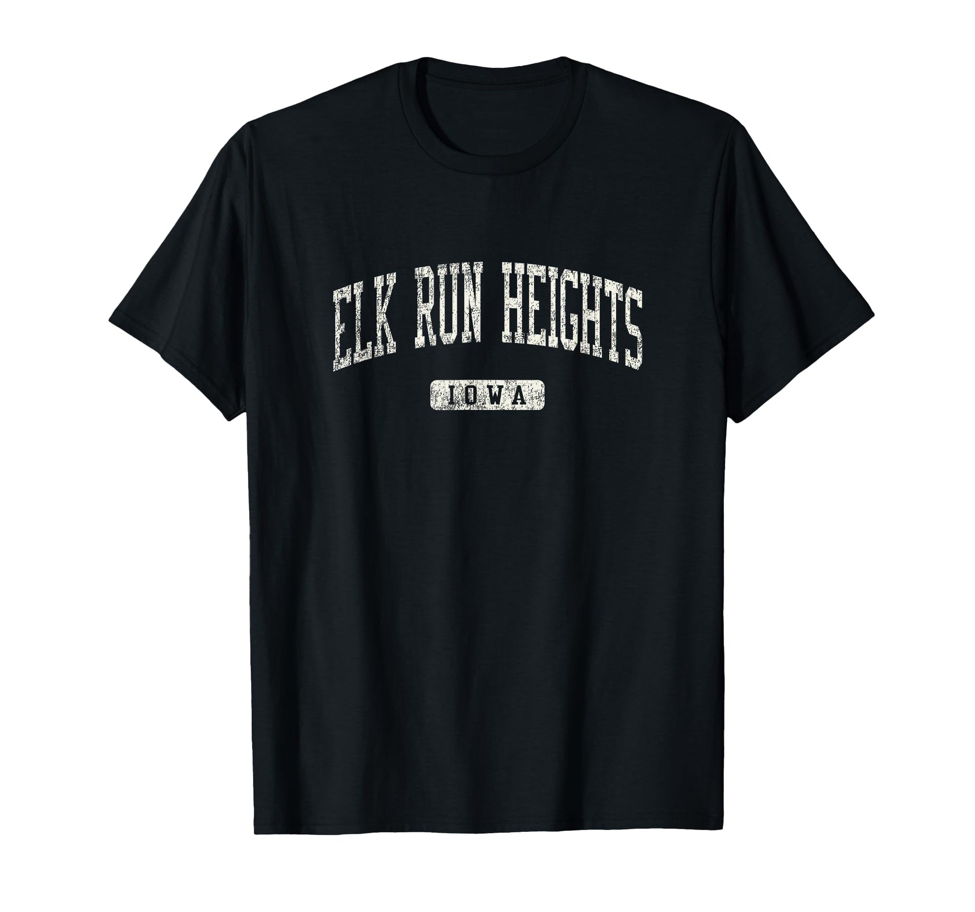 Elk Run Heights Ia Athletic Sports T-Shirt - Streetwear Style for Adults - T-Shirt, Sweatshirt, Hoodie