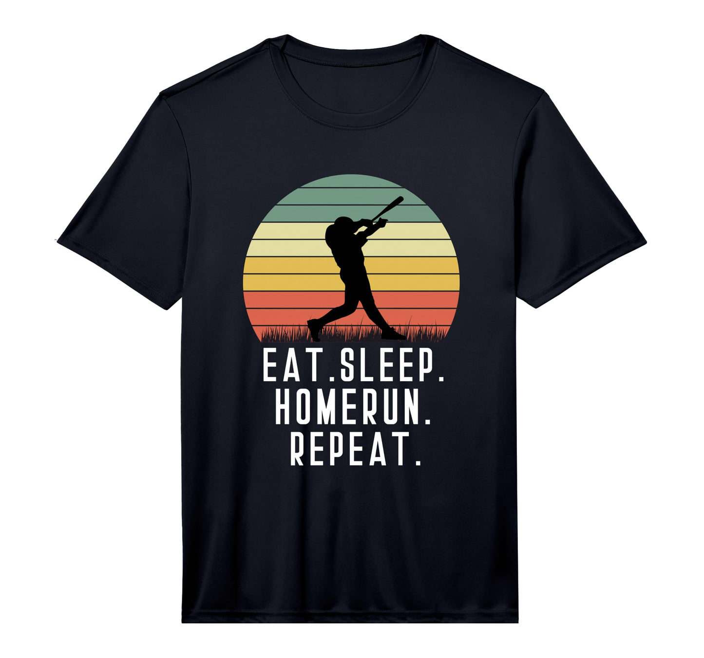 Eat Sleep Homerun Repeat Player T-Shirt - Casual Everyday Wear for Adults - T-Shirt, Sweatshirt, Hoodie